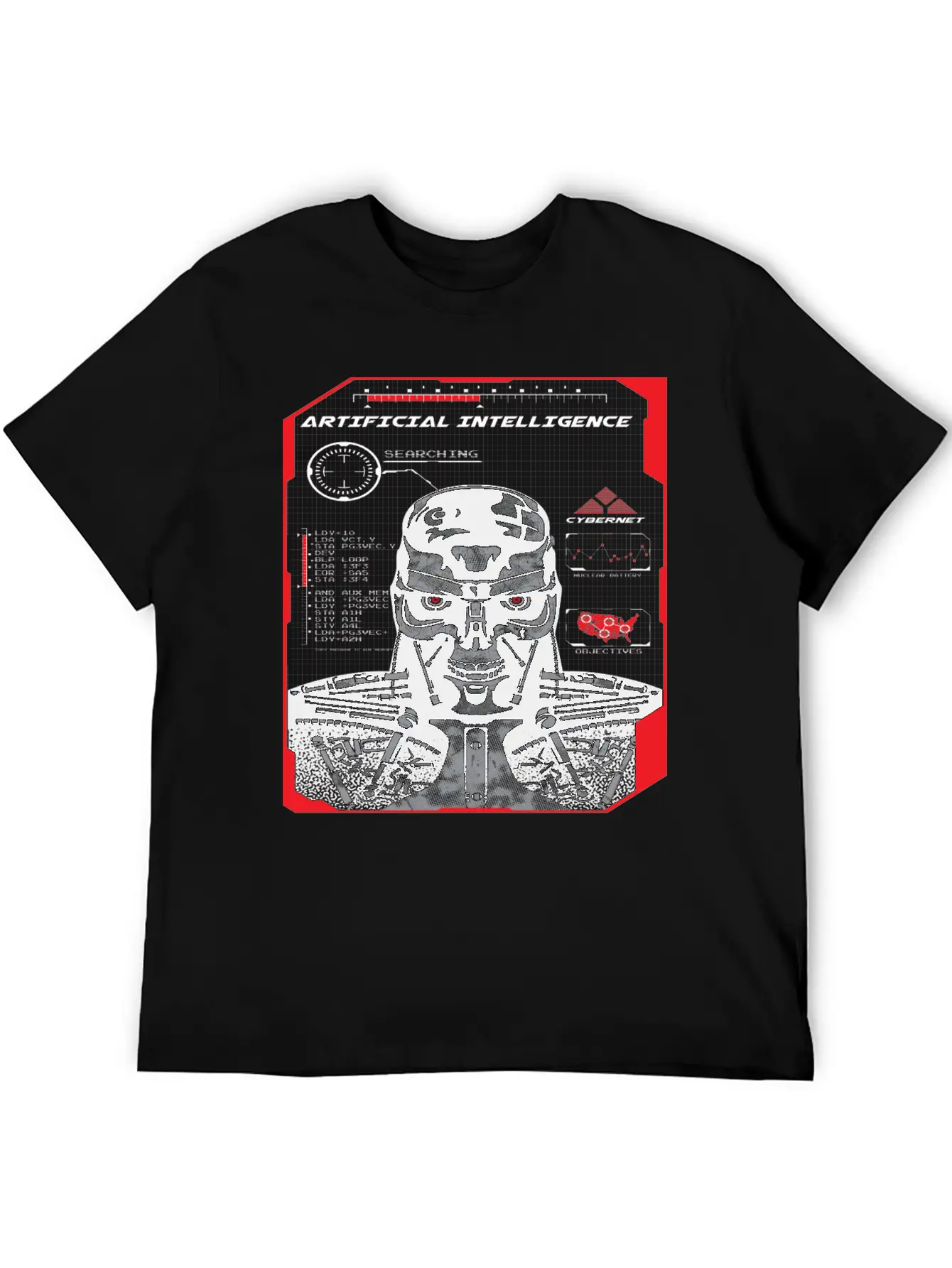 ARTIFICIAL INTELLIGENCE Breathable Soft Cotton T-Shirt – Timeless Casual Look