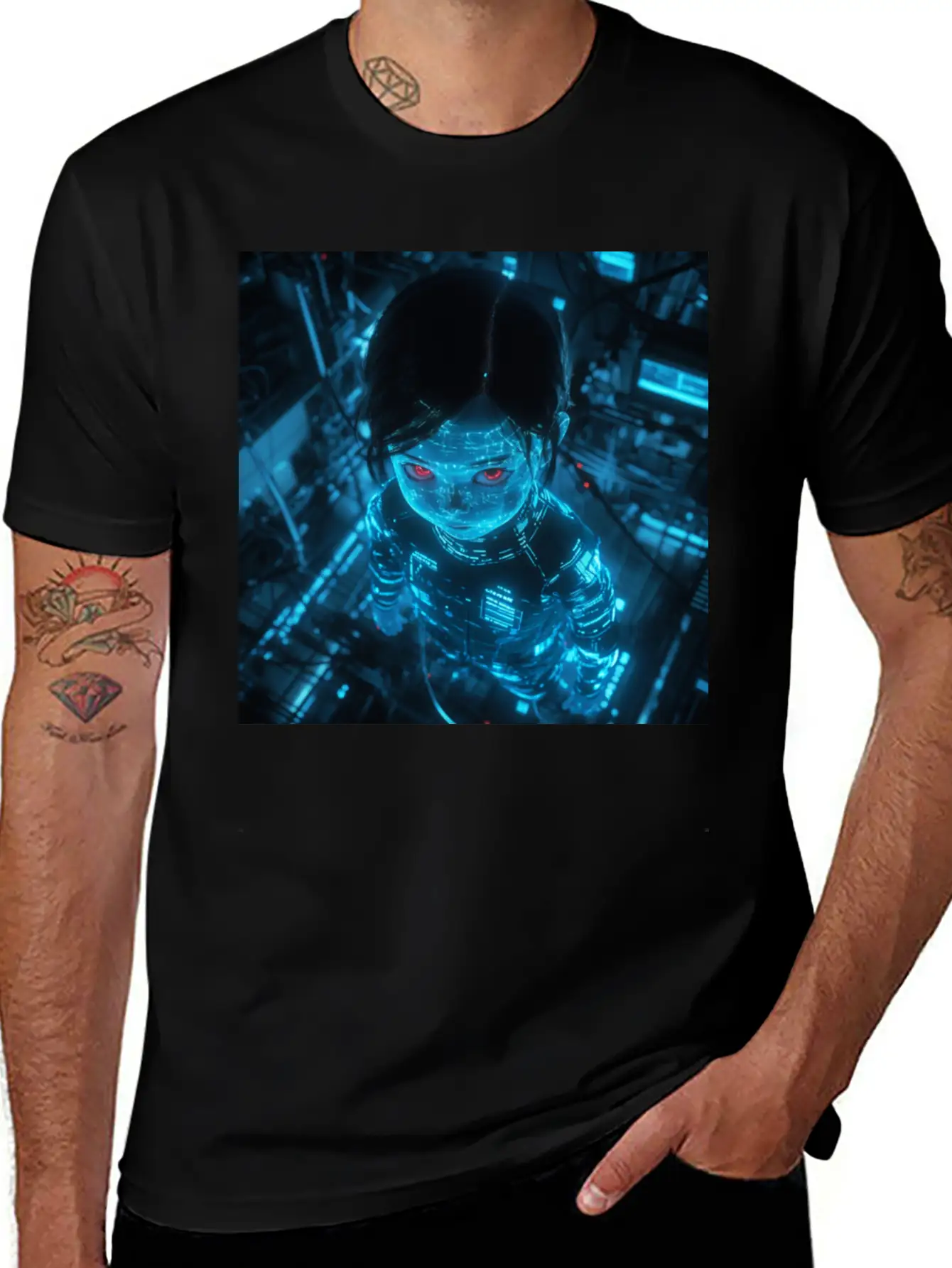 Artificial Intelligence Stylish Everyday T-Shirt – Unisex Basic Cotton Tee