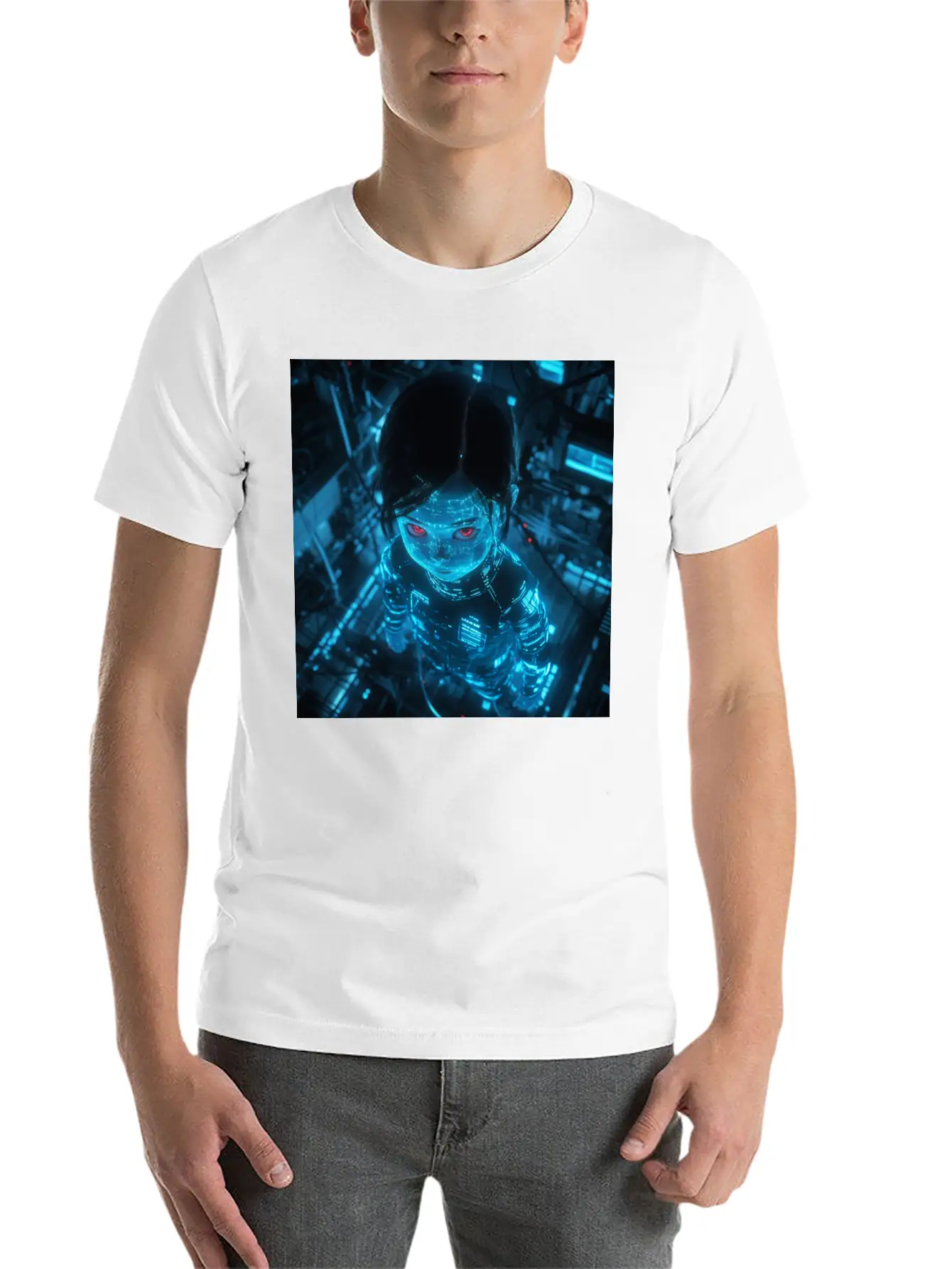 Artificial Intelligence Stylish Everyday T-Shirt – Unisex Basic Cotton Tee