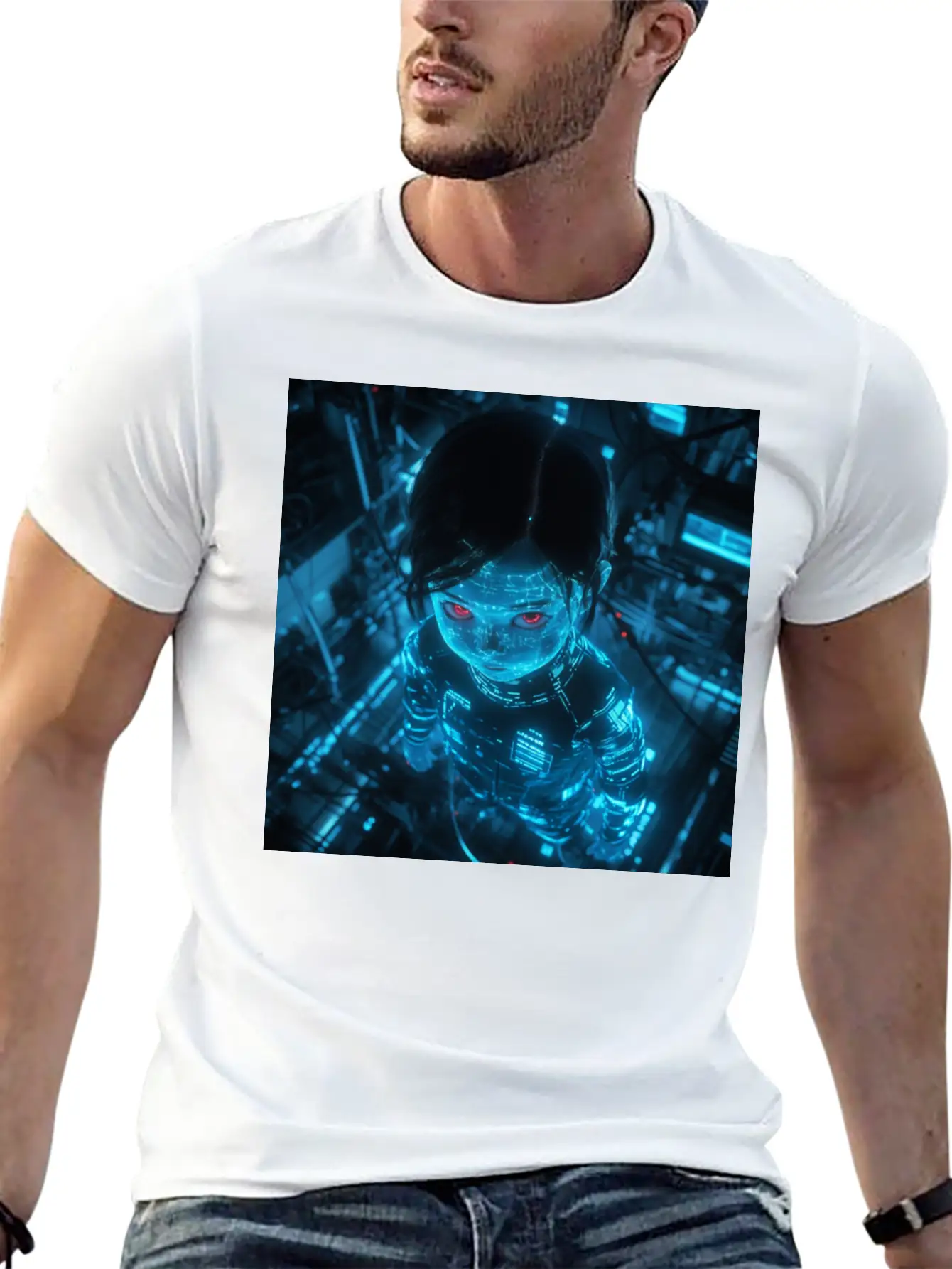 Artificial Intelligence Stylish Everyday T-Shirt – Unisex Basic Cotton Tee