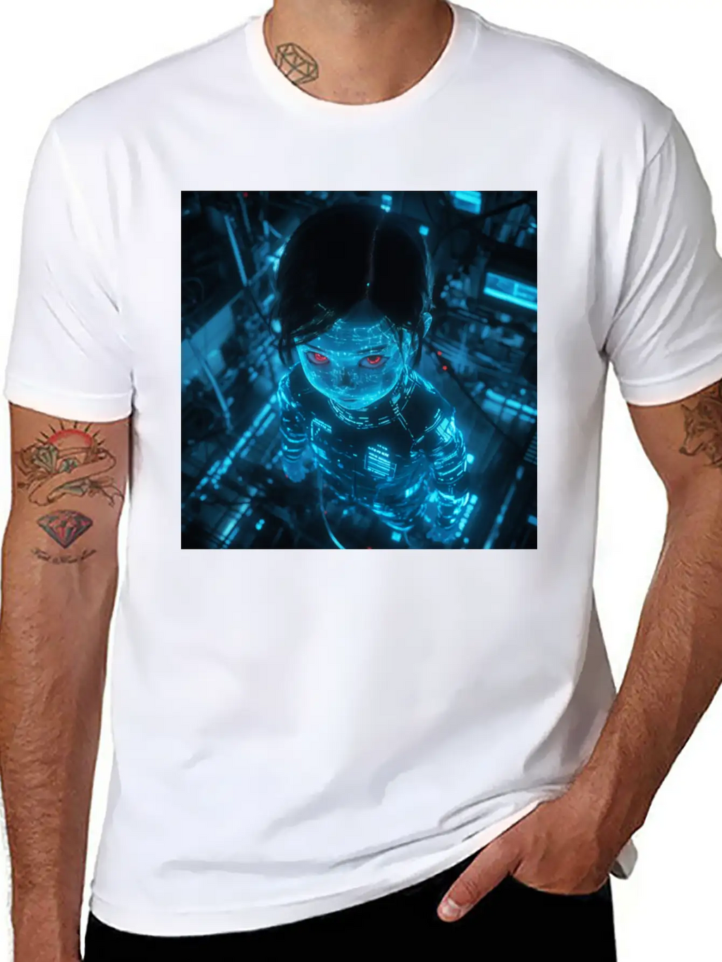 Artificial Intelligence Stylish Everyday T-Shirt – Unisex Basic Cotton Tee
