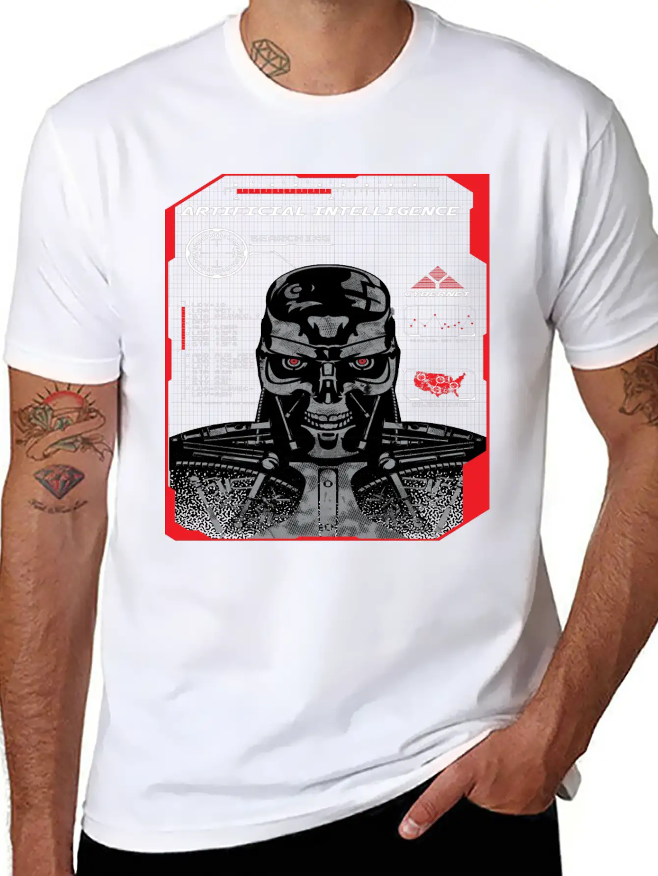 ARTIFICIAL INTELLIGENCE Unisex Casual T-Shirt – Clean Design For Daily Comfort