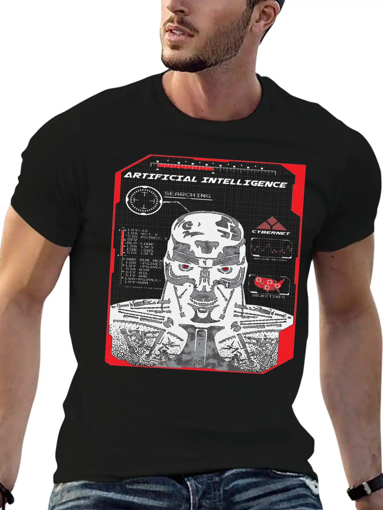 ARTIFICIAL INTELLIGENCE Unisex Casual T-Shirt – Clean Design For Daily Comfort
