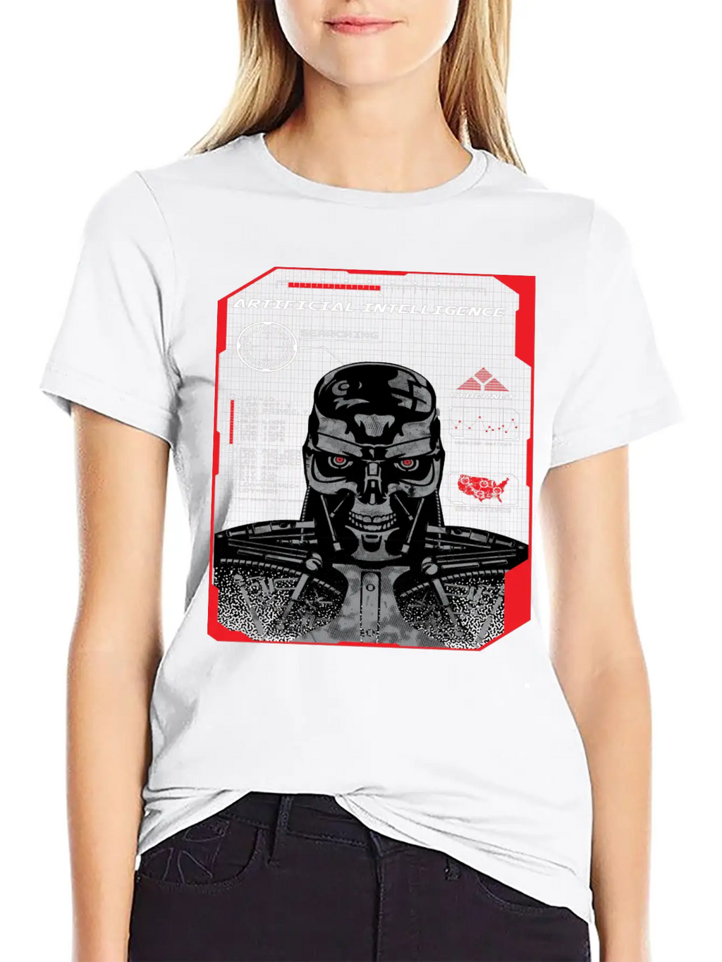 ARTIFICIAL INTELLIGENCE Unisex Casual T-Shirt – Clean Design For Daily Comfort