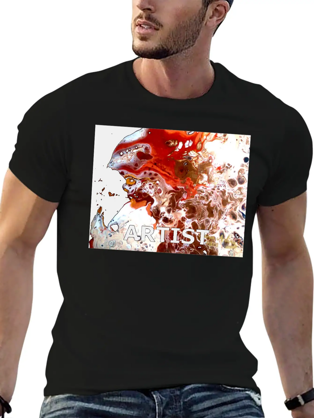 Artist Golden Shaman Stylish Everyday T-Shirt – Unisex Basic Cotton Tee