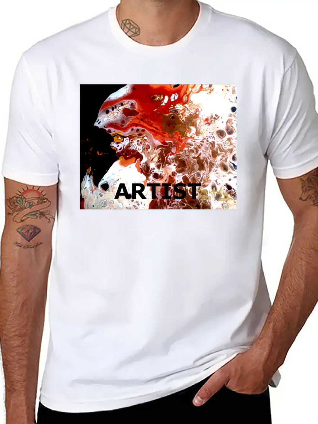 Artist Golden Shaman Stylish Everyday T-Shirt – Unisex Basic Cotton Tee