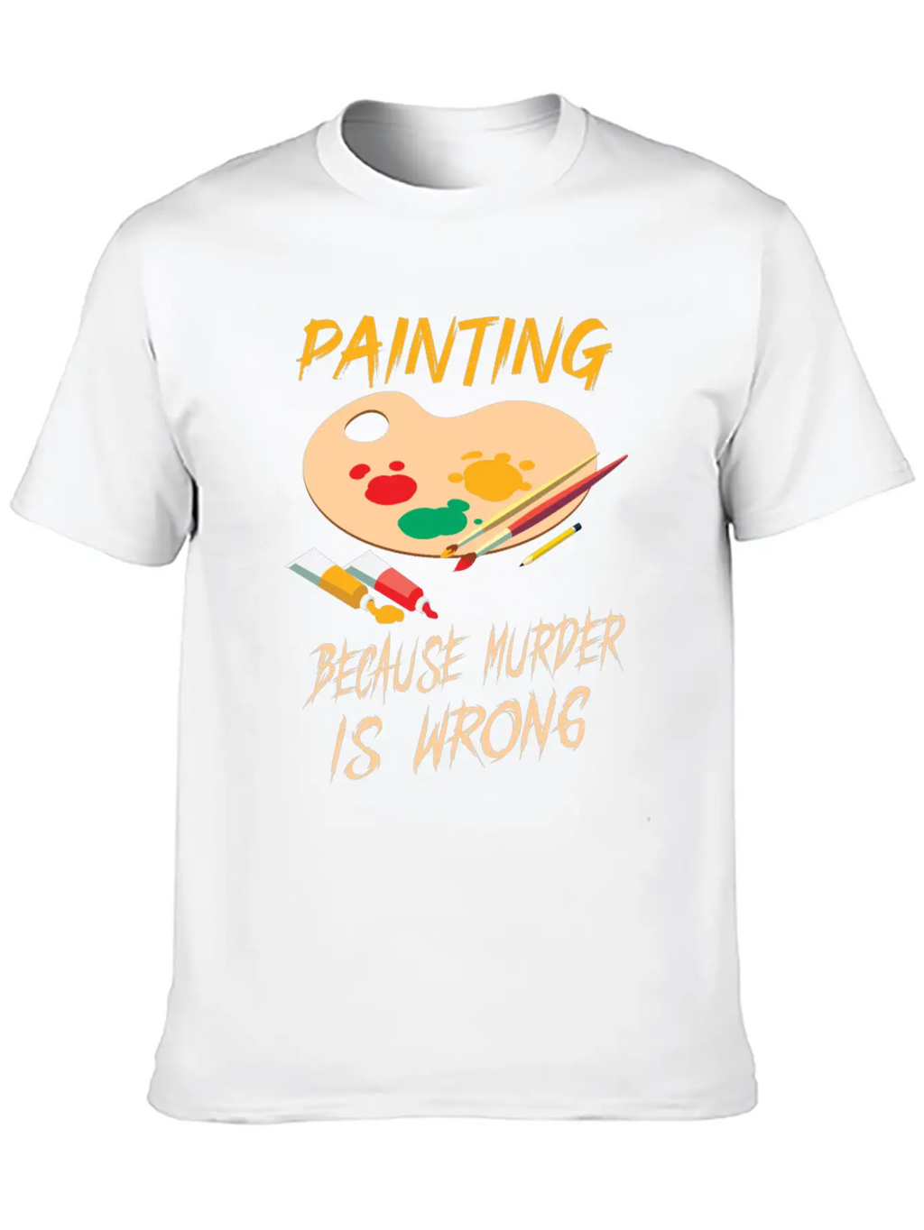 Artist Painting Painter Art Paint Art Teacher Breathable Soft Cotton T-Shirt – Timeless Casual Look