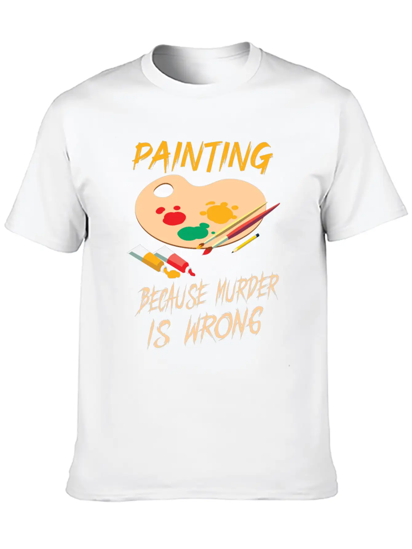 Artist Painting Painter Art Paint Art Teacher Breathable Soft Cotton T-Shirt – Timeless Casual Look