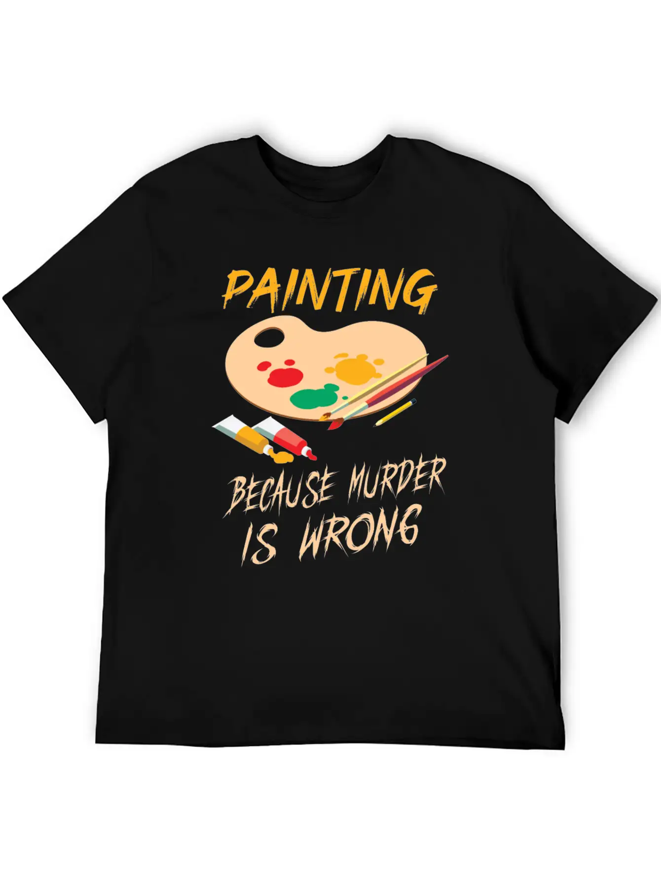 Artist Painting Painter Art Paint Art Teacher Breathable Soft Cotton T-Shirt – Timeless Casual Look
