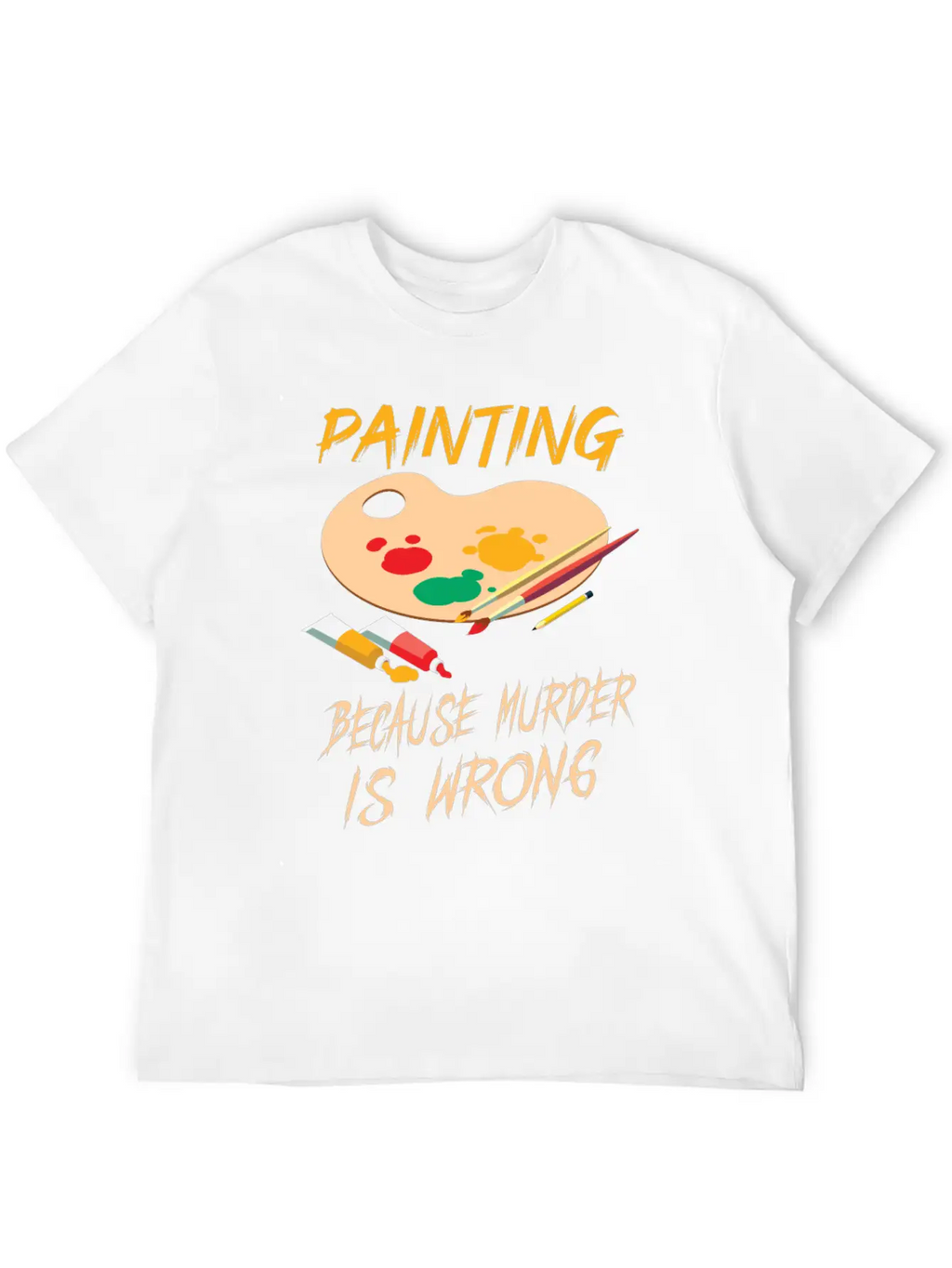 Artist Painting Painter Art Paint Art Teacher Breathable Soft Cotton T-Shirt – Timeless Casual Look