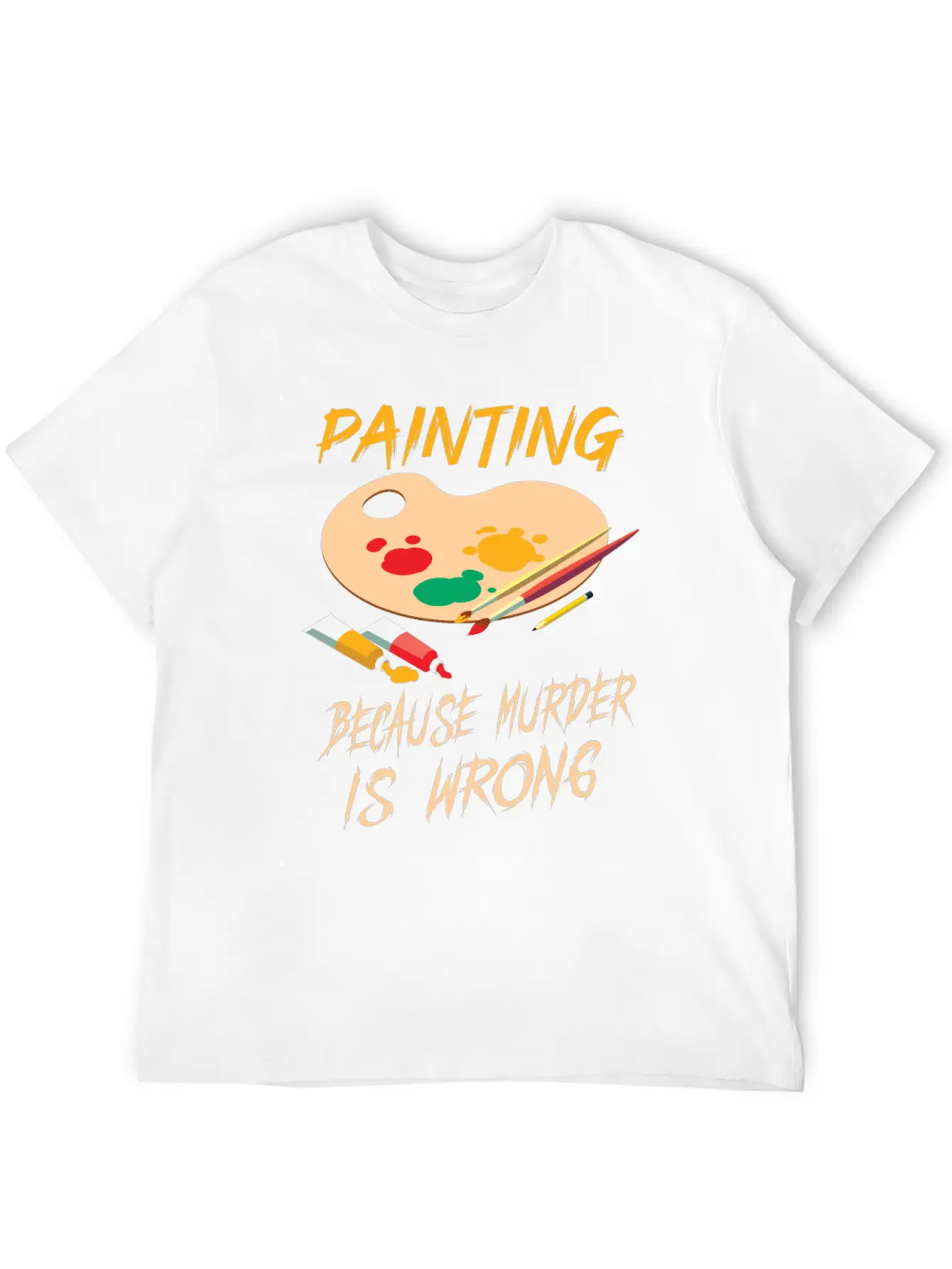 Artist Painting Painter Art Paint Art Teacher Breathable Soft Cotton T-Shirt – Timeless Casual Look