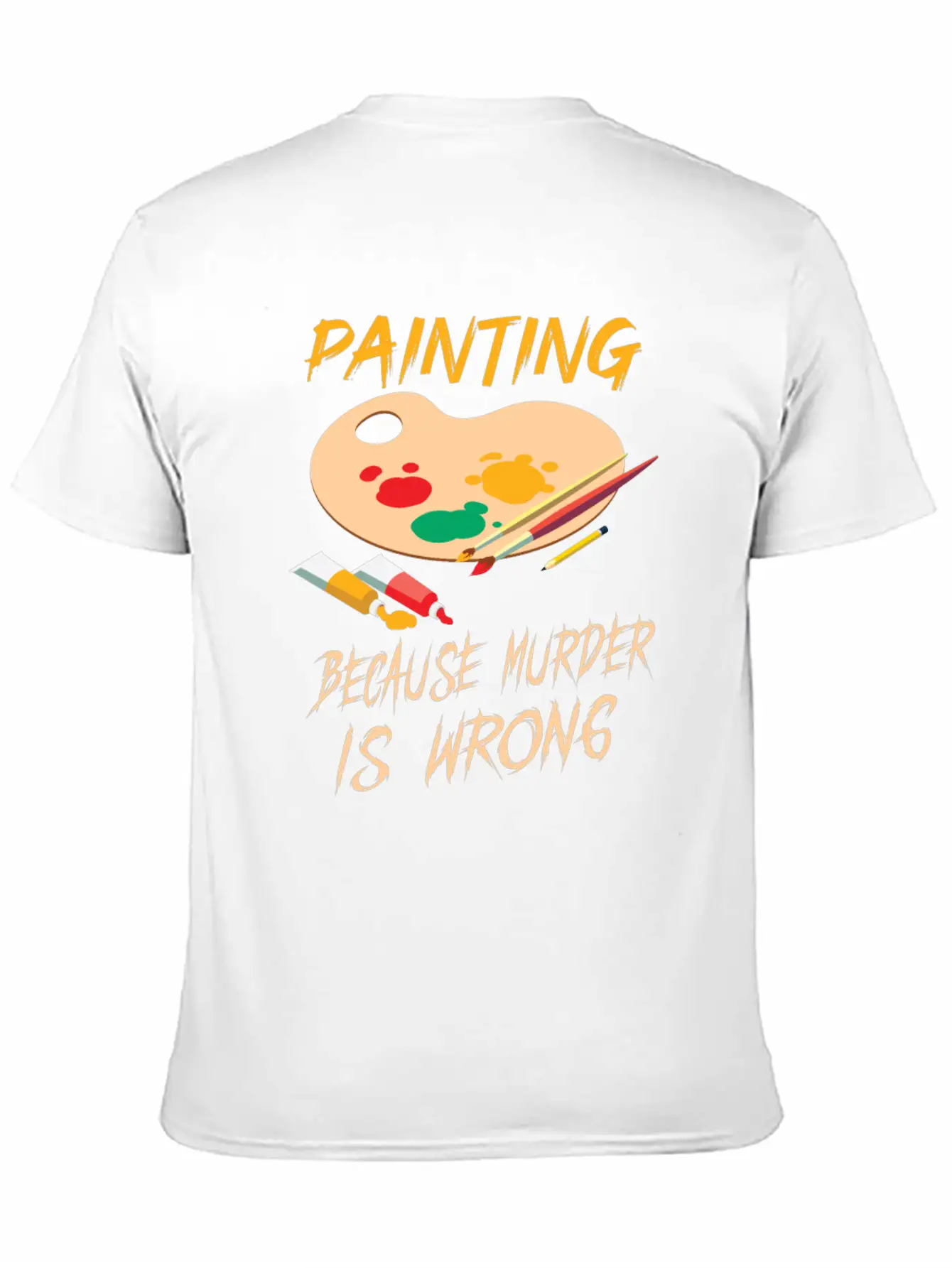 Artist Painting Painter Art Paint Art Teacher Breathable Soft Cotton T-Shirt – Timeless Casual Look