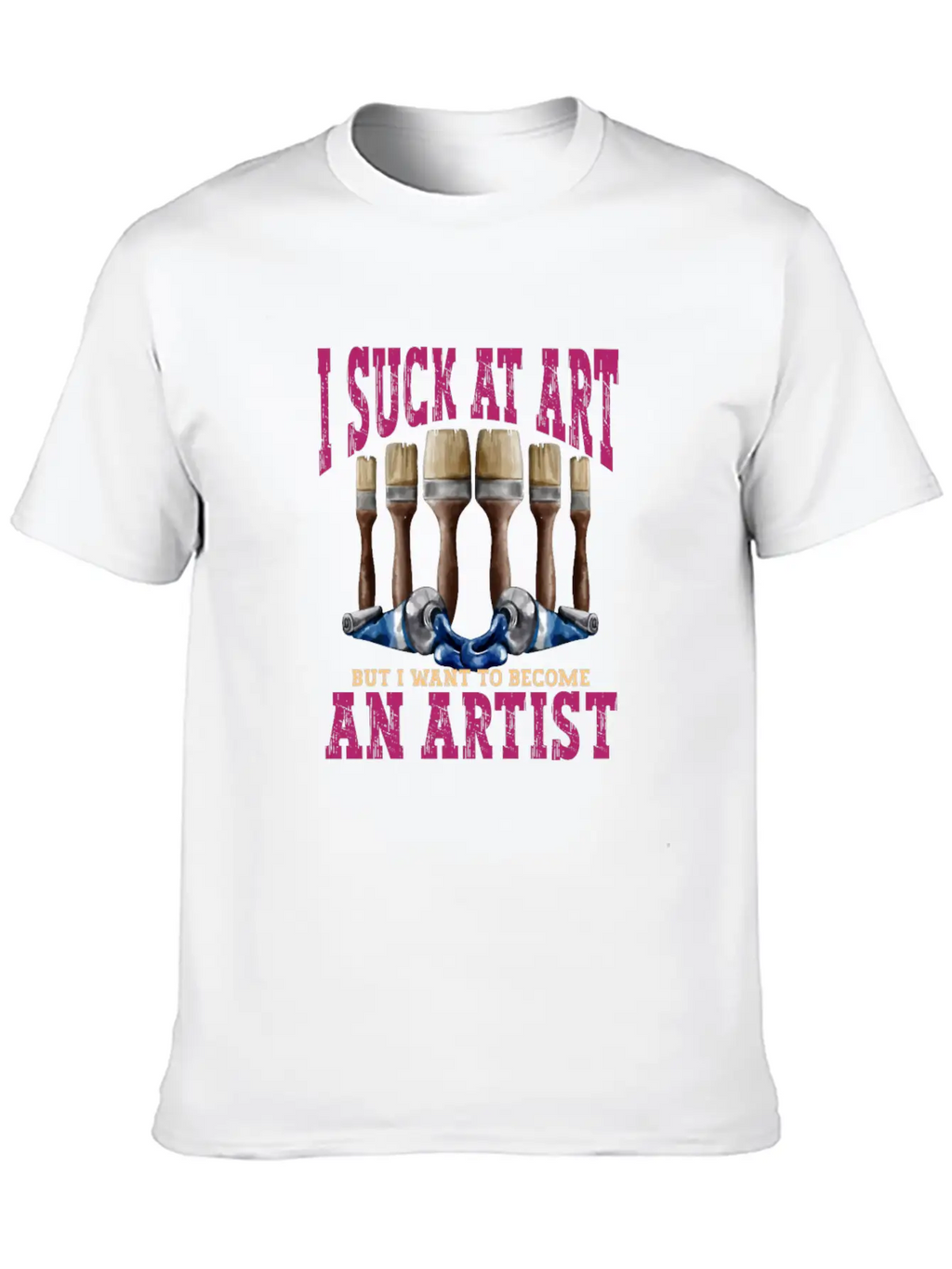 Artist Painting Painter Art Paint Art Teacher Stylish Everyday T-Shirt – Unisex Basic Cotton Tee