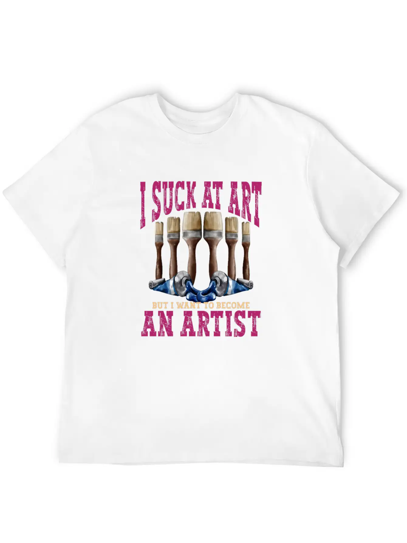 Artist Painting Painter Art Paint Art Teacher Stylish Everyday T-Shirt – Unisex Basic Cotton Tee