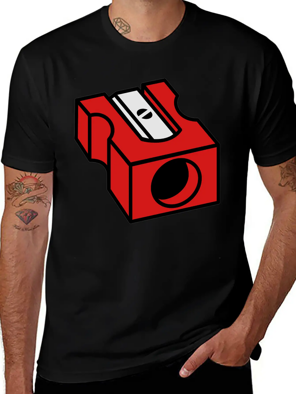 Artist - Pencil Sharpener Unisex Casual T-Shirt – Clean Design For Daily Comfort