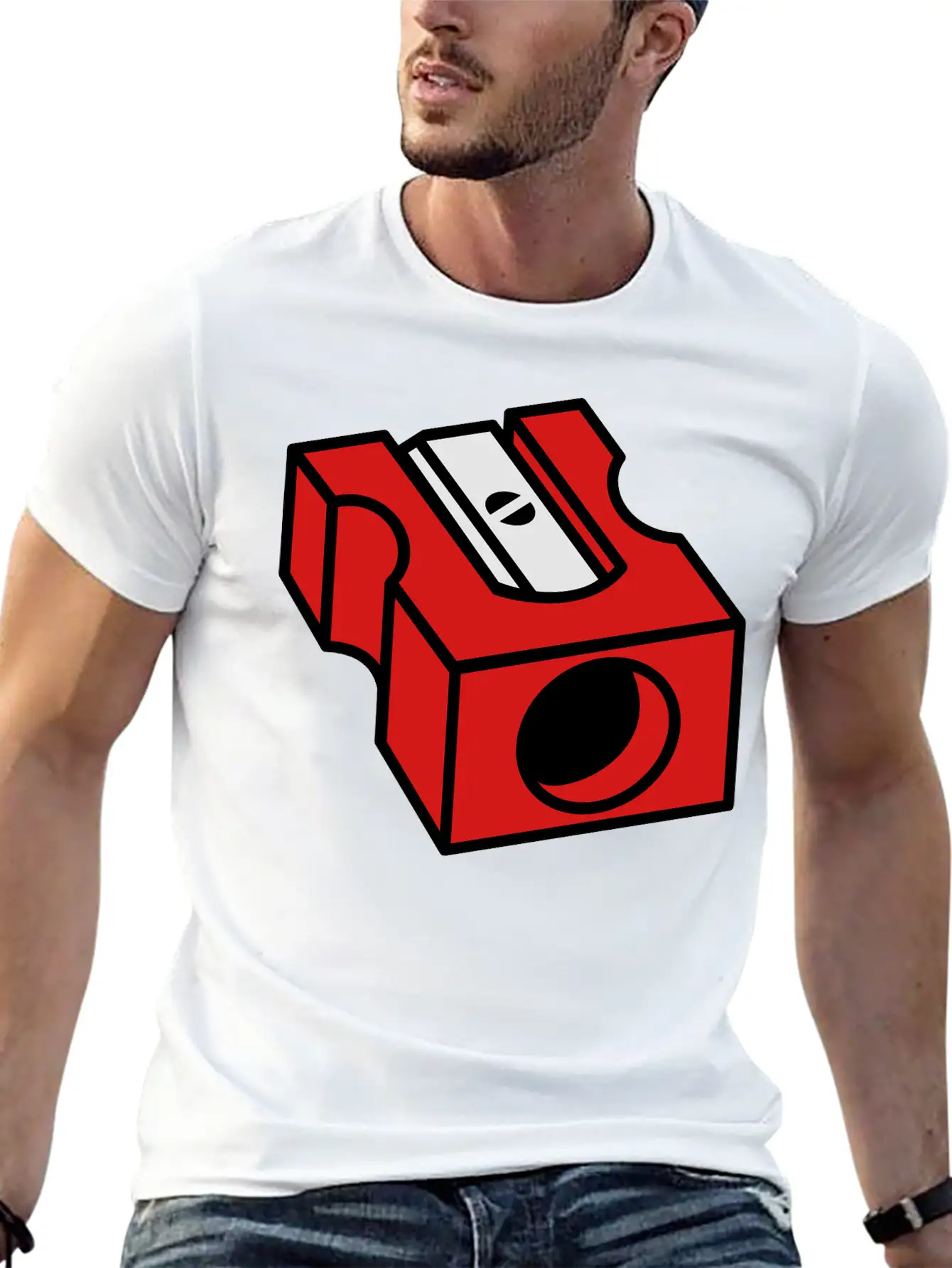 Artist - Pencil Sharpener Unisex Casual T-Shirt – Clean Design For Daily Comfort