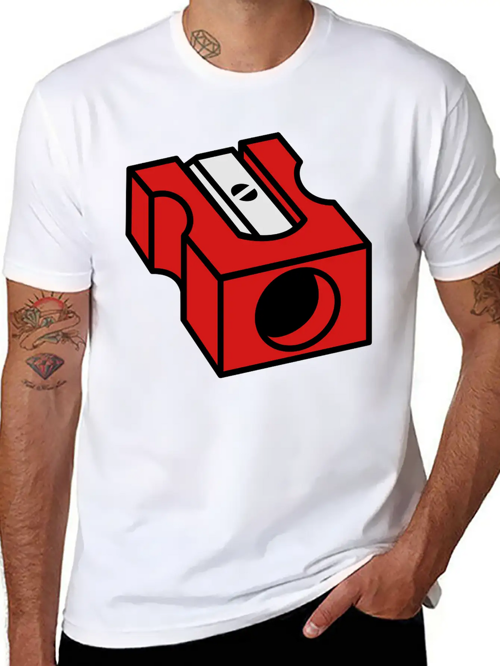 Artist - Pencil Sharpener Unisex Casual T-Shirt – Clean Design For Daily Comfort