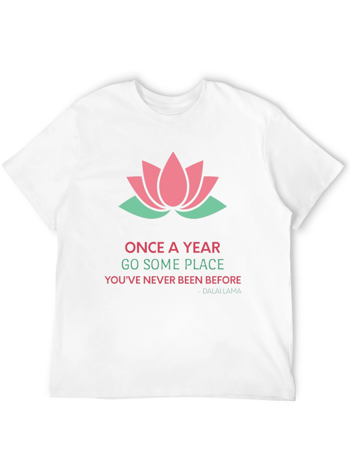 Inspirational Lotus Graphic Tee