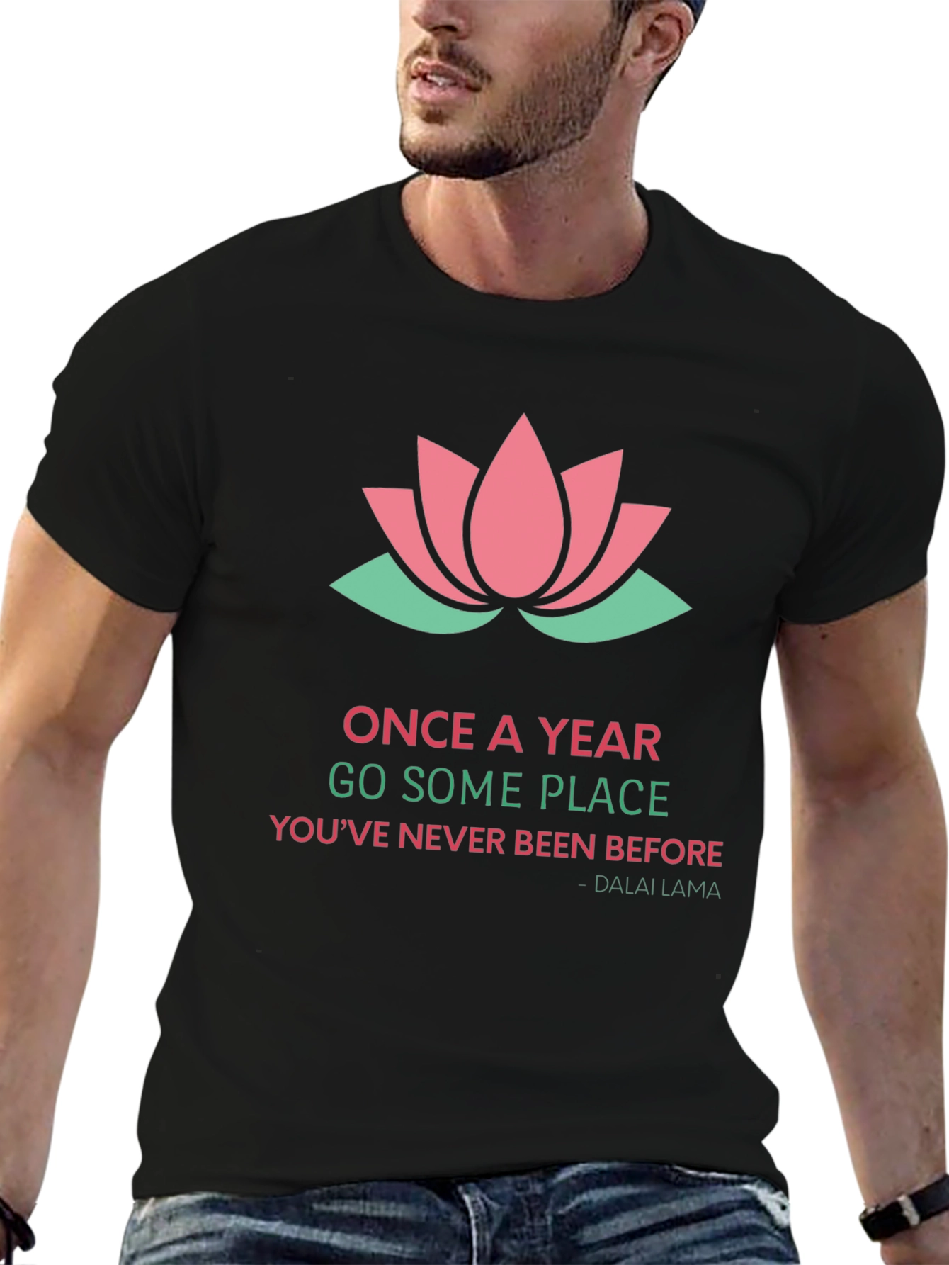 Inspirational Lotus Graphic Tee