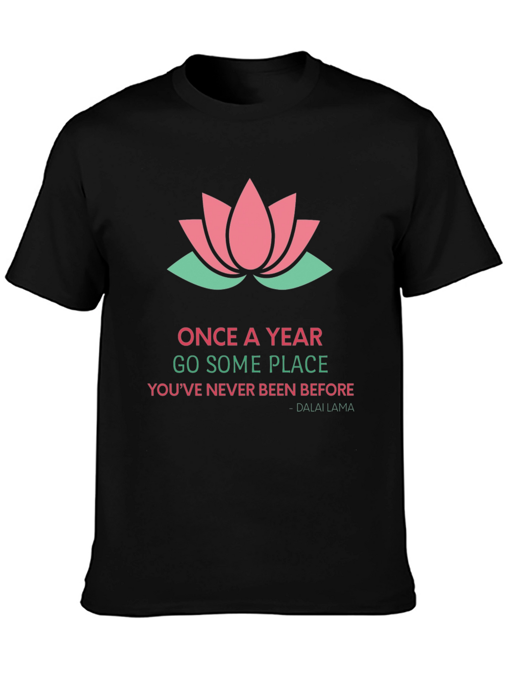 Inspirational Lotus Graphic Tee