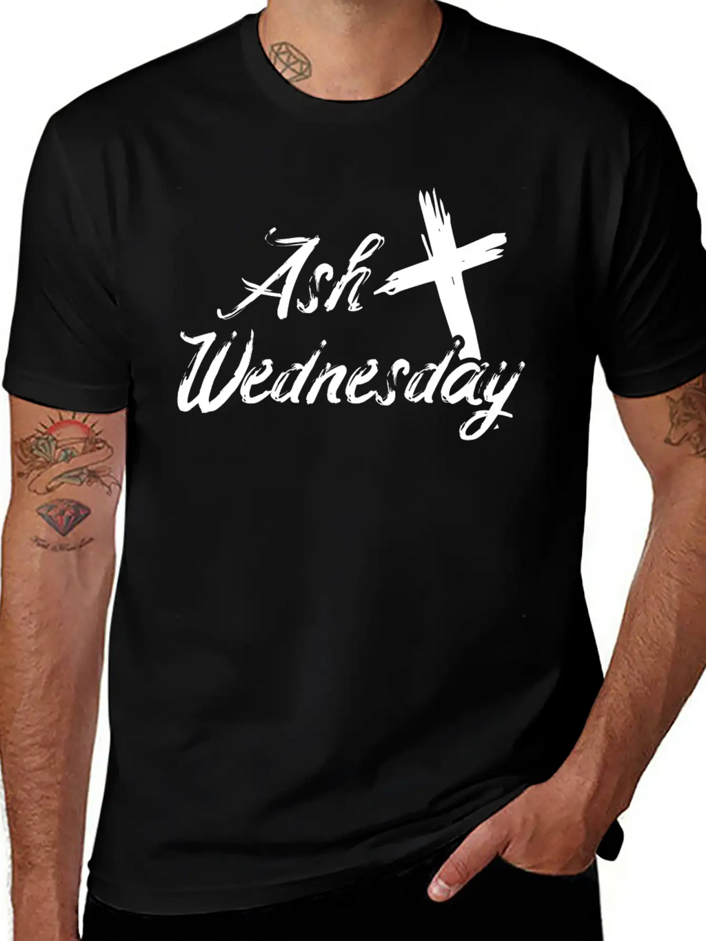 Ash Wednesday Cross Christian Religious Easter Day Unisex Casual T-Shirt – Clean Design For Daily Comfort