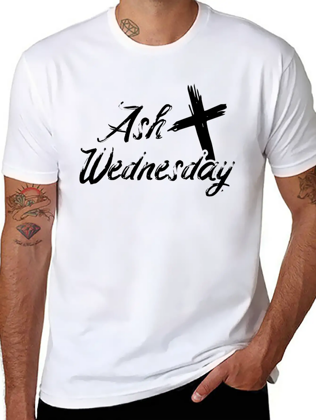 Ash Wednesday Cross Christian Religious Easter Day Unisex Casual T-Shirt – Clean Design For Daily Comfort