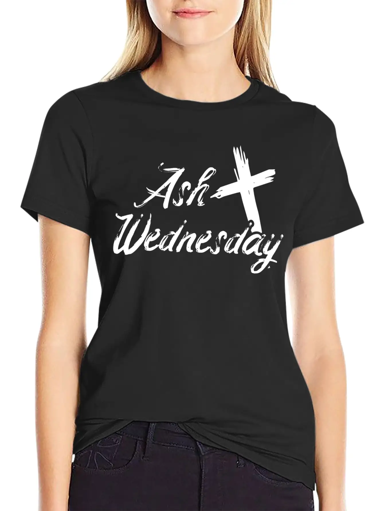 Ash Wednesday Cross Christian Religious Easter Day Unisex Casual T-Shirt – Clean Design For Daily Comfort