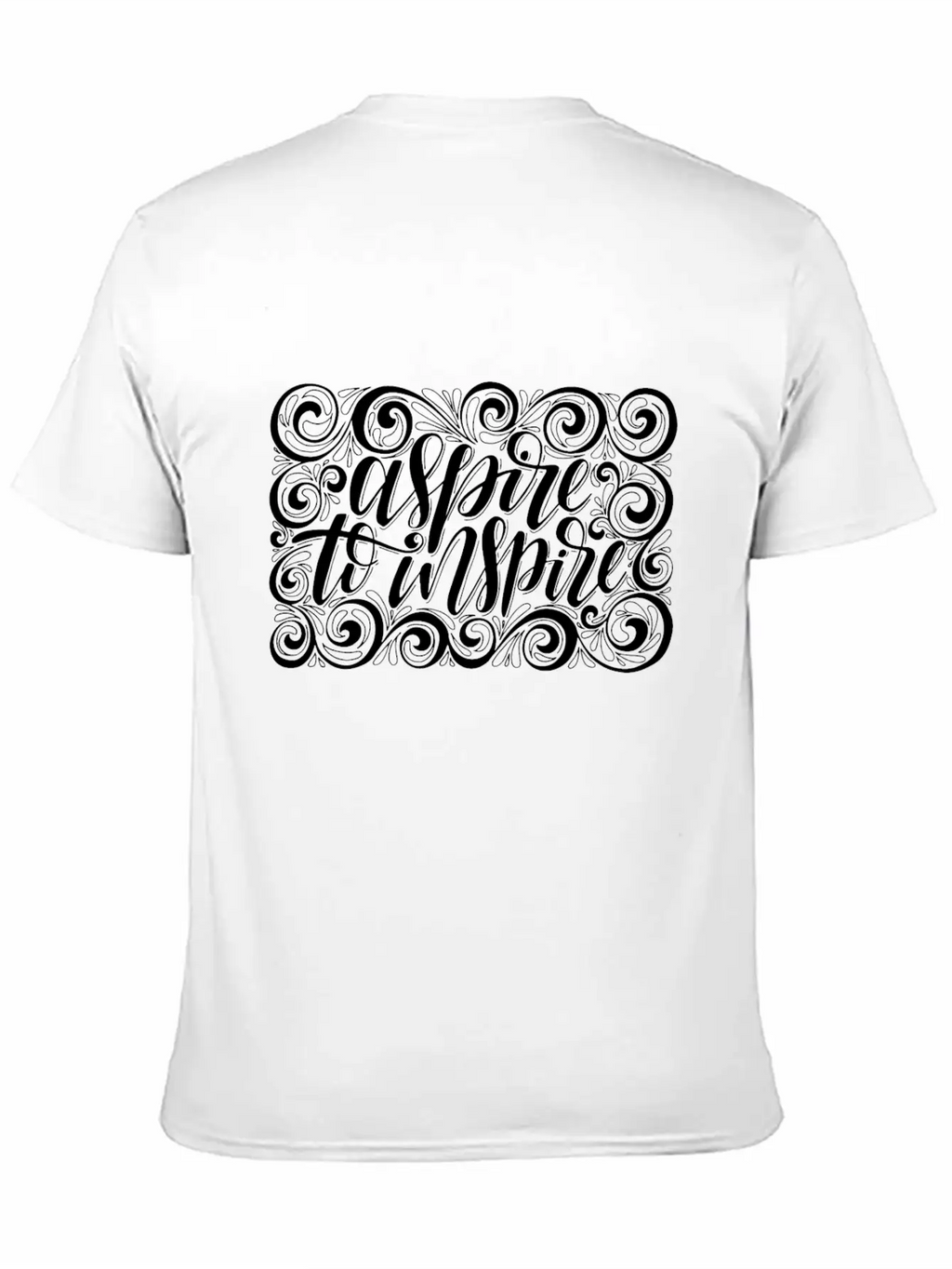 Aspire To Inspire Motivational Inspirational Quot Essential Cotton Tee For Daily Outfits – Unisex Style