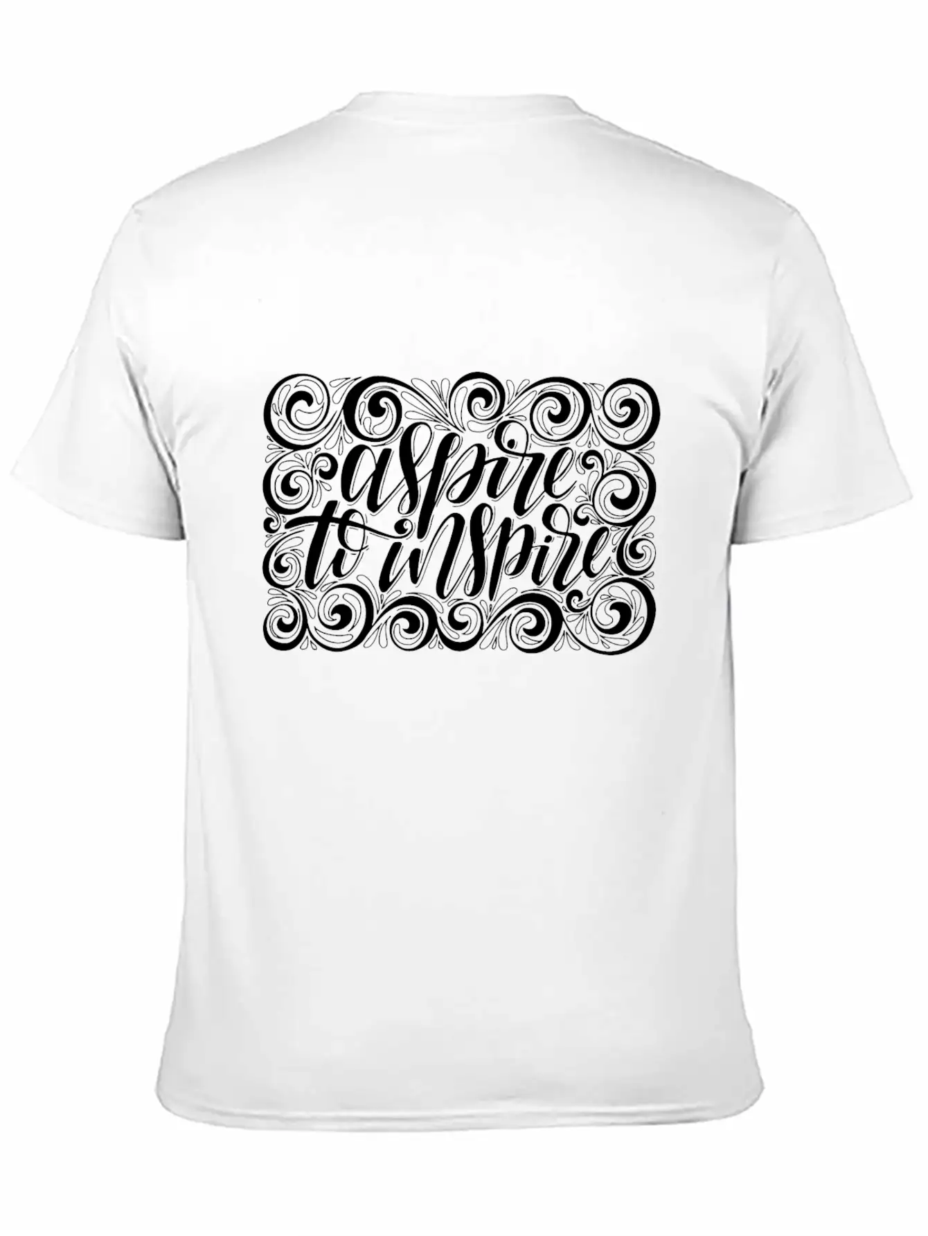 Aspire To Inspire Motivational Inspirational Quot Essential Cotton Tee For Daily Outfits – Unisex Style