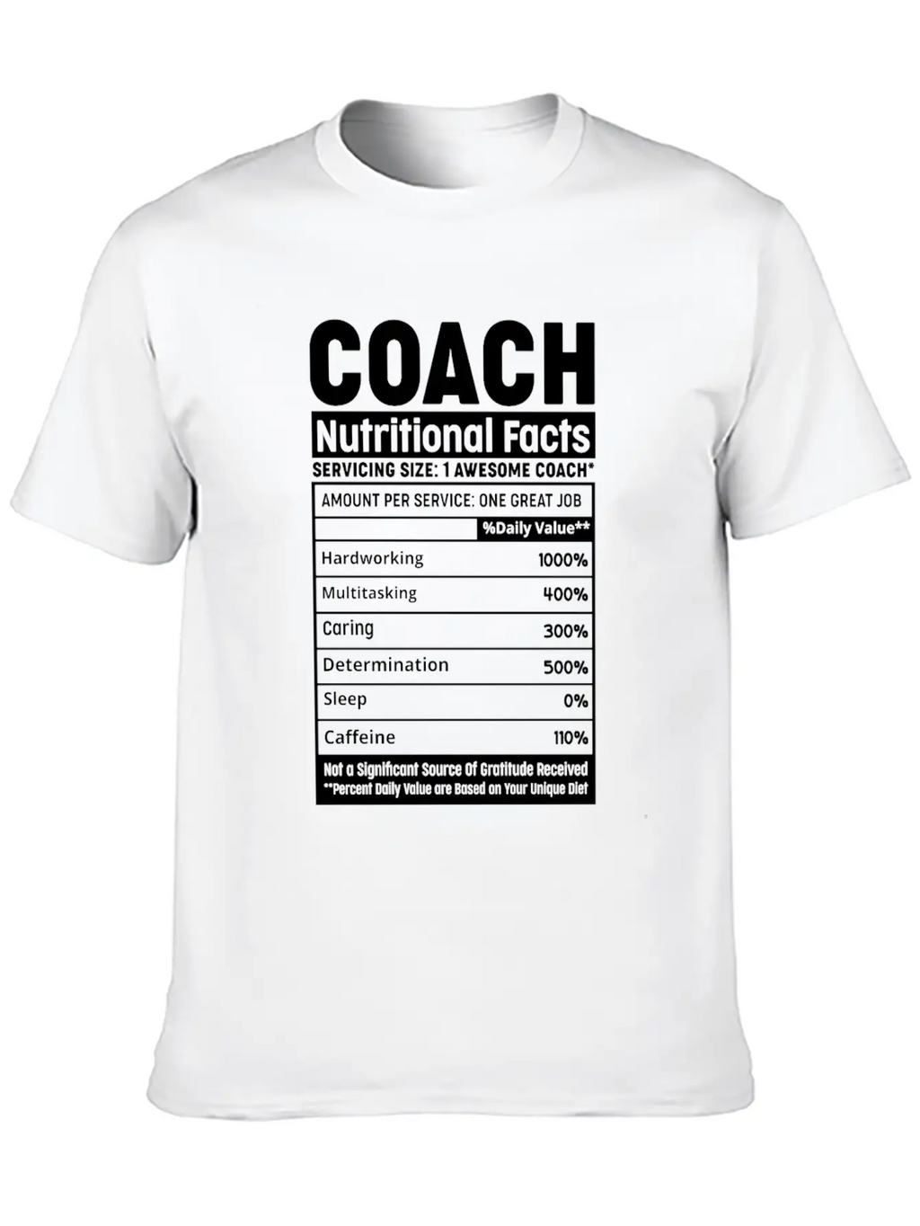 Assistant Coach Funny Sports Coaching Nutritional Breathable Soft Cotton T-Shirt – Timeless Casual Look