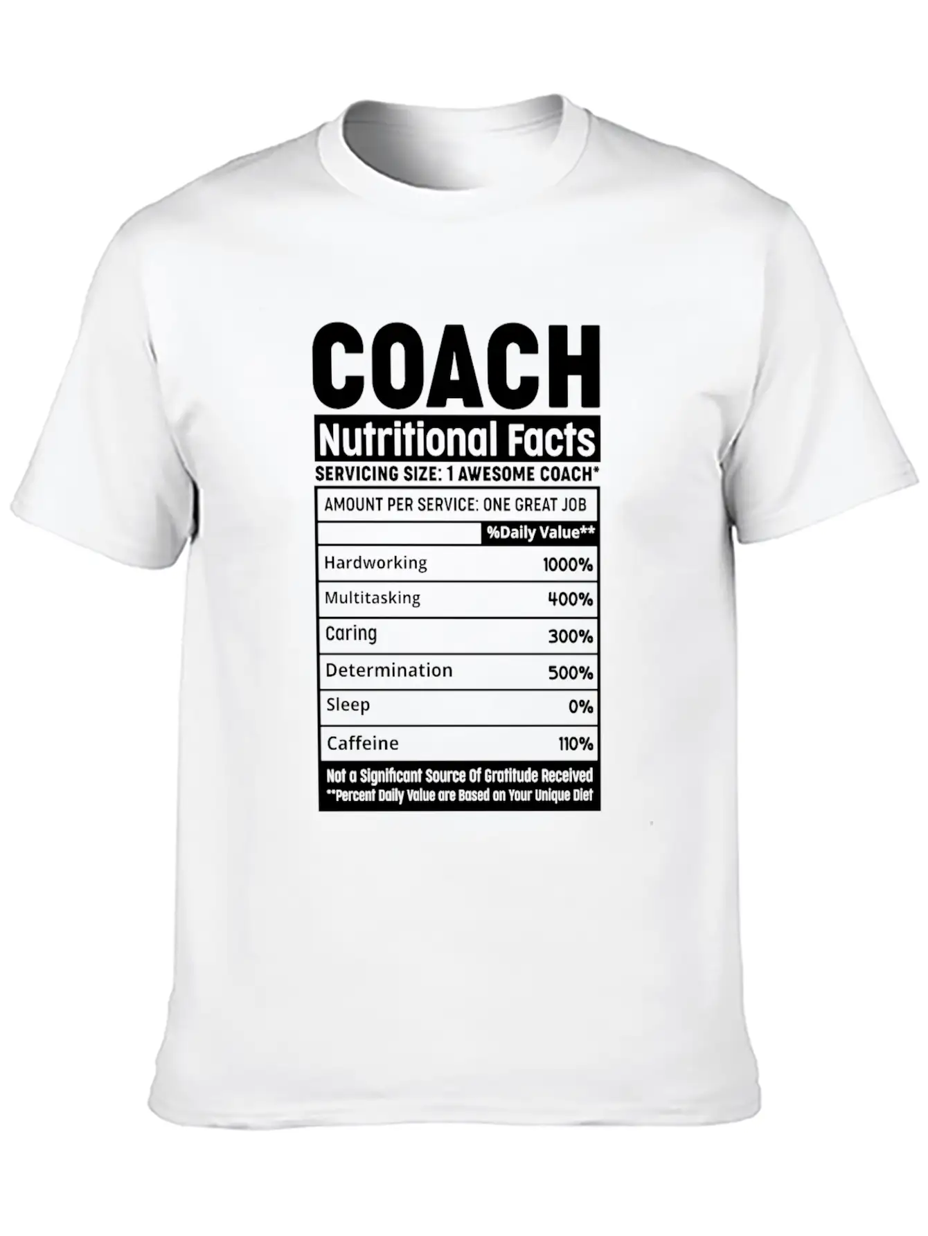 Assistant Coach Funny Sports Coaching Nutritional Breathable Soft Cotton T-Shirt – Timeless Casual Look