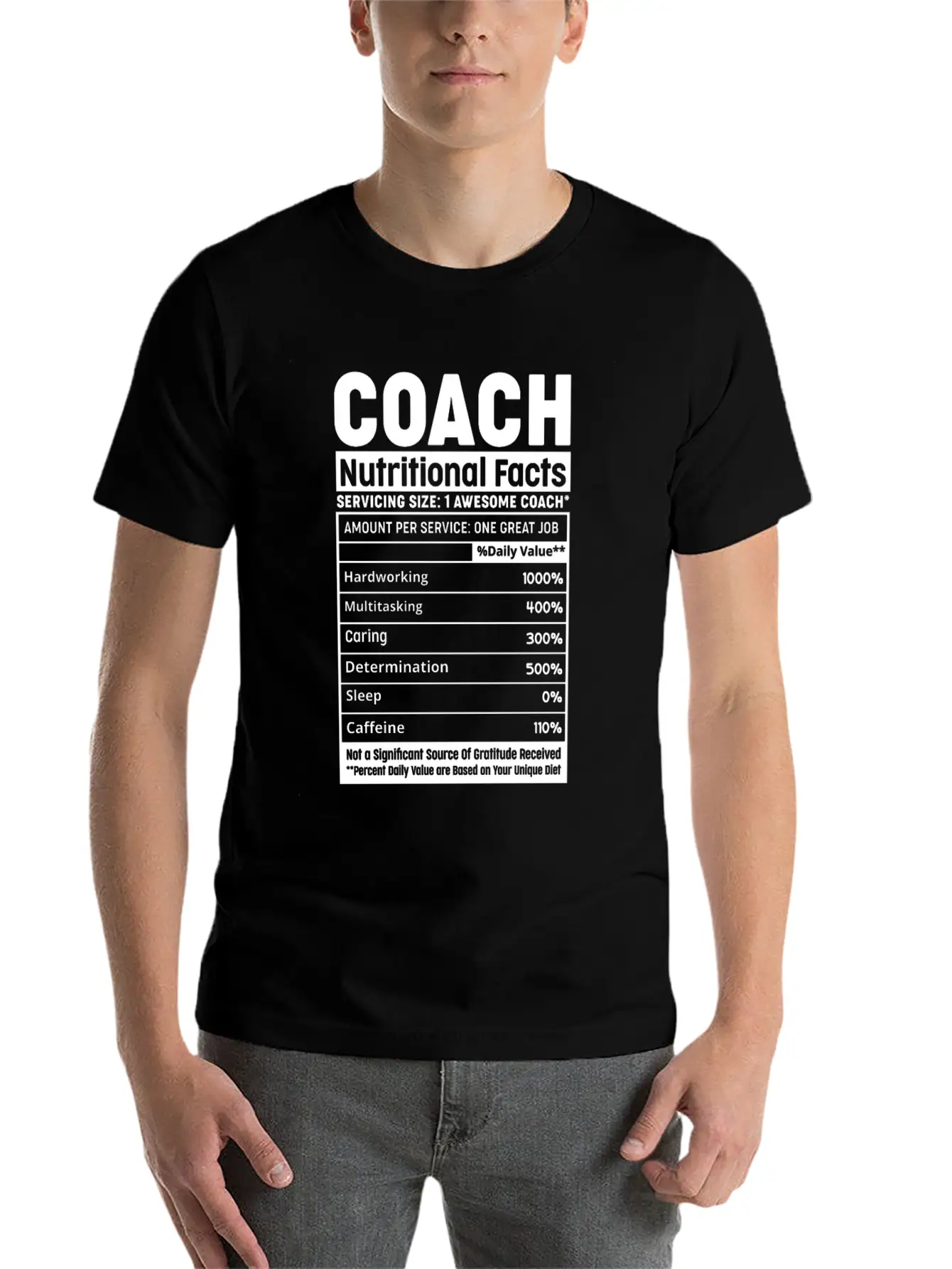 Assistant Coach Funny Sports Coaching Nutritional Breathable Soft Cotton T-Shirt – Timeless Casual Look