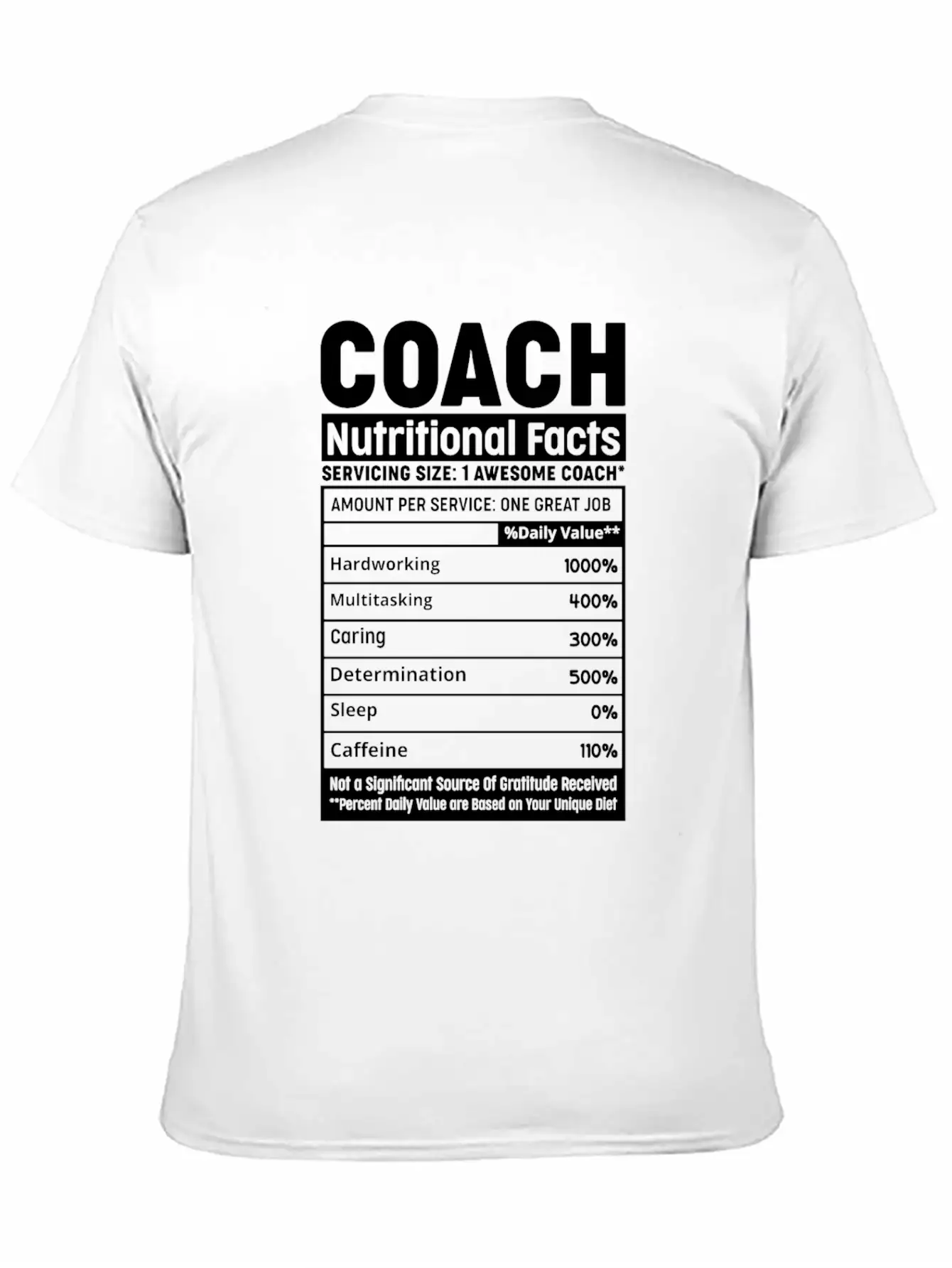Assistant Coach Funny Sports Coaching Nutritional Breathable Soft Cotton T-Shirt – Timeless Casual Look