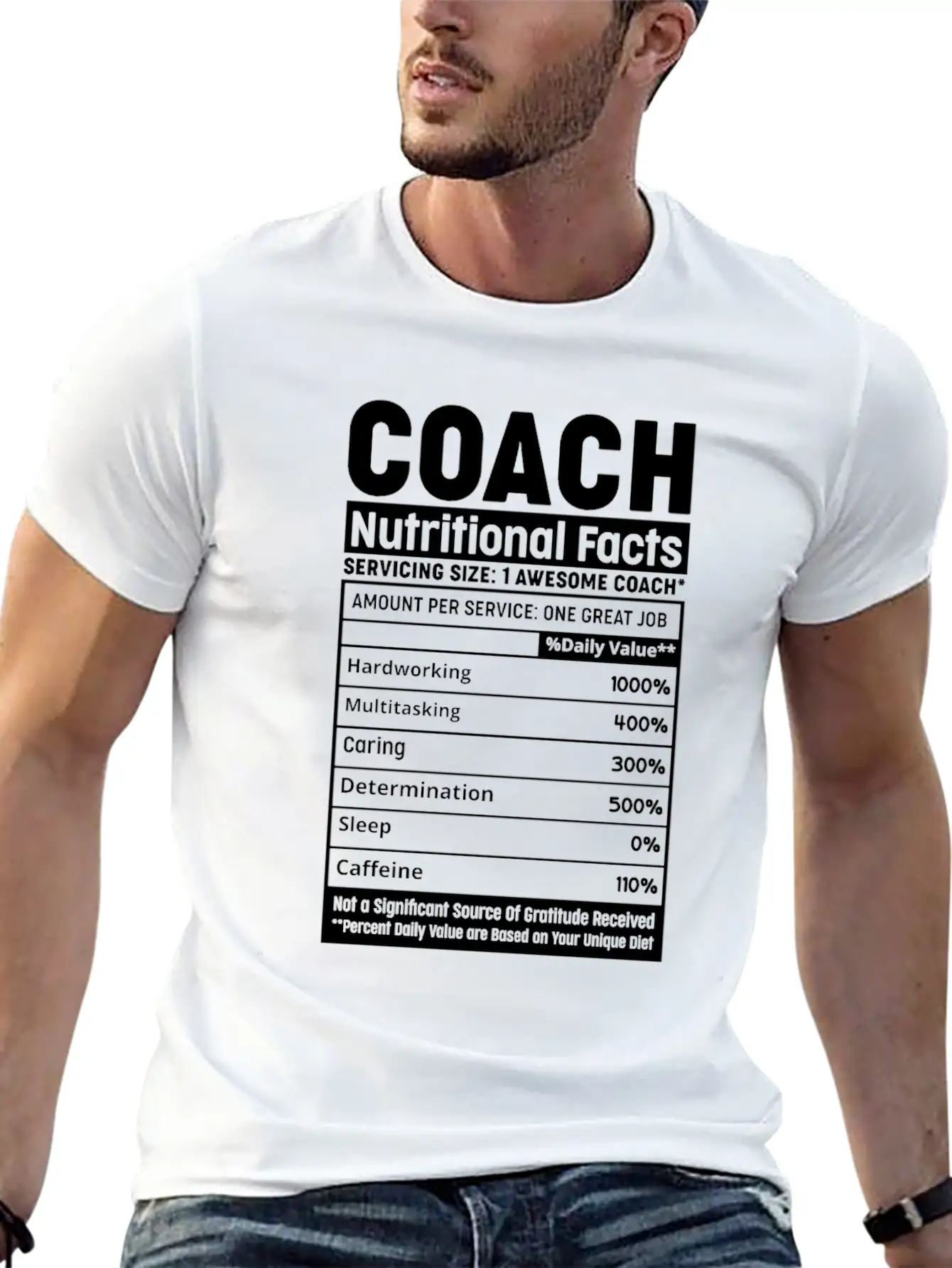 Assistant Coach Funny Sports Coaching Nutritional Breathable Soft Cotton T-Shirt – Timeless Casual Look