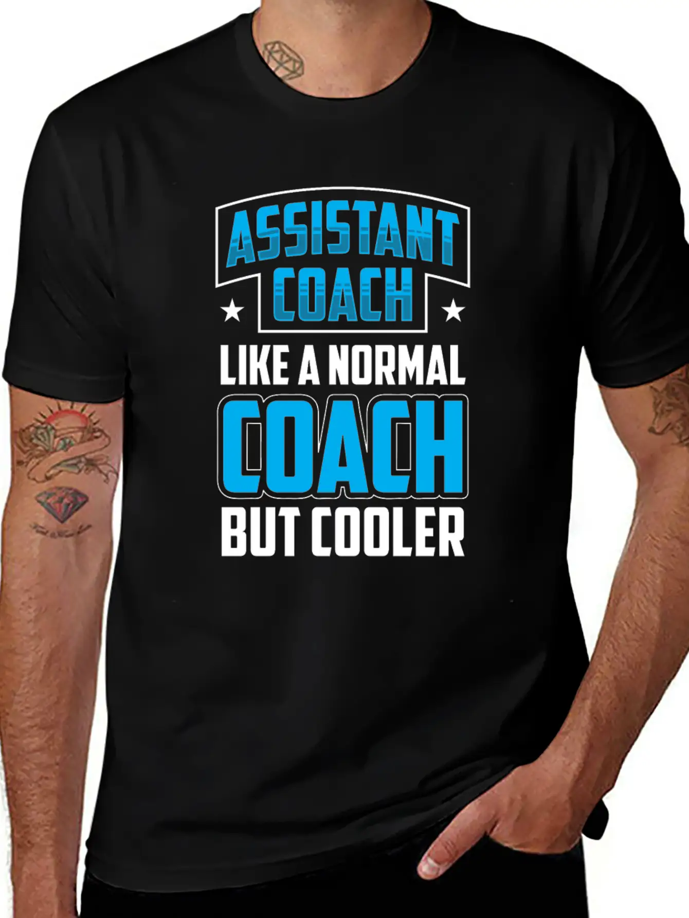 Assistant Coach Like A Normal Coach But Cooler Unisex Short Sleeve Soft Cotton T-Shirt – Casual Everyday Wear