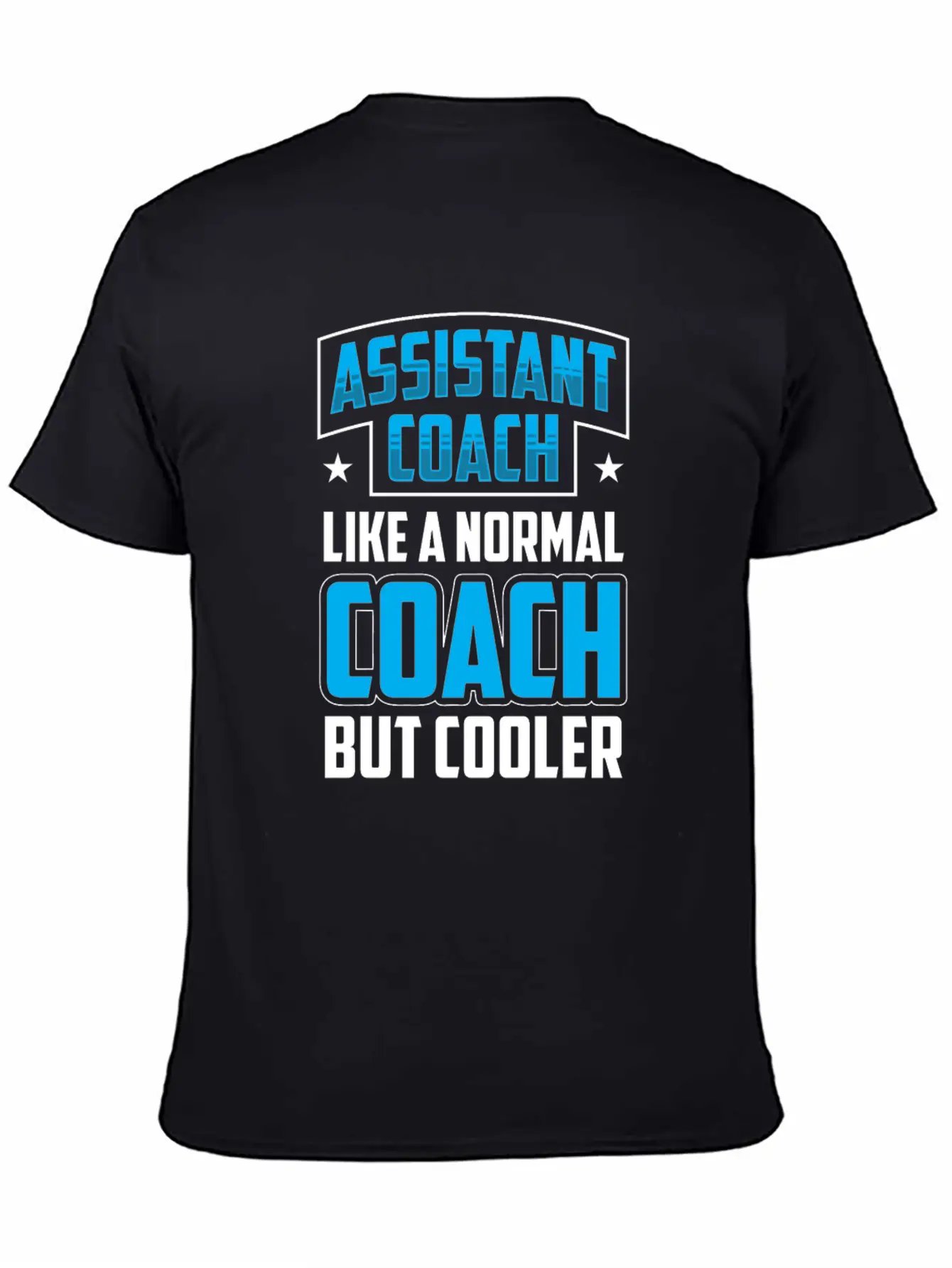 Assistant Coach Like A Normal Coach But Cooler Unisex Short Sleeve Soft Cotton T-Shirt – Casual Everyday Wear
