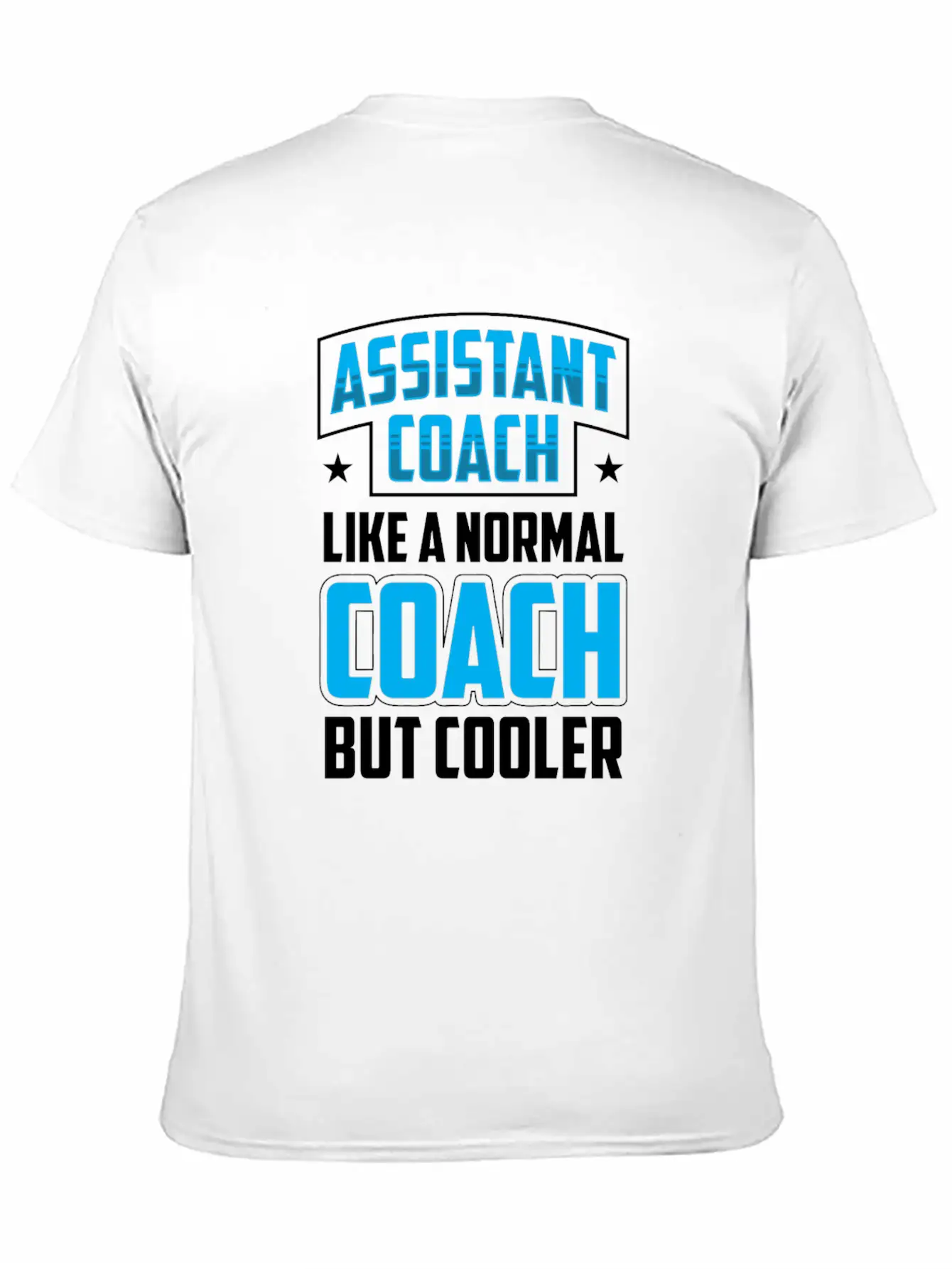 Assistant Coach Like A Normal Coach But Cooler Unisex Short Sleeve Soft Cotton T-Shirt – Casual Everyday Wear