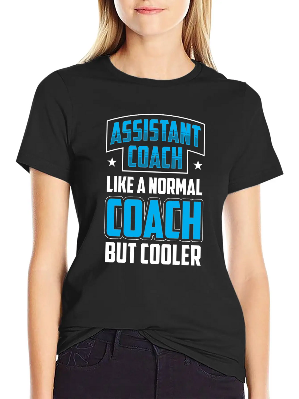 Assistant Coach Like A Normal Coach But Cooler Unisex Short Sleeve Soft Cotton T-Shirt – Casual Everyday Wear