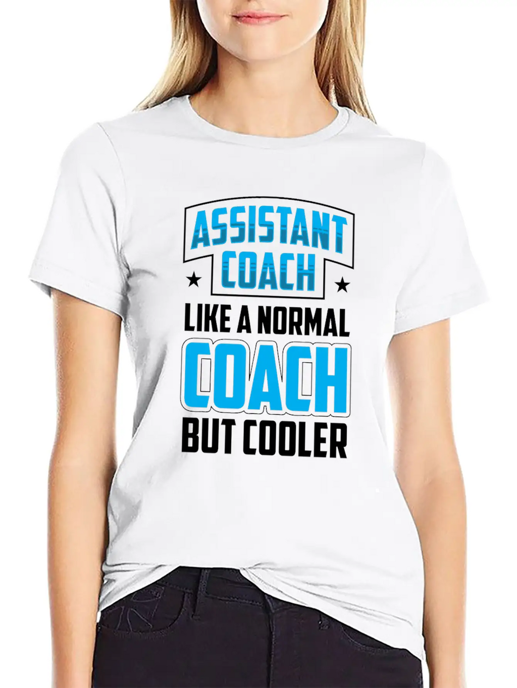 Assistant Coach Like A Normal Coach But Cooler Unisex Short Sleeve Soft Cotton T-Shirt – Casual Everyday Wear
