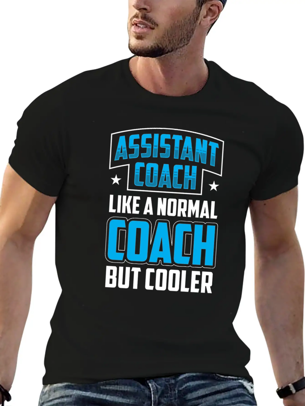 Assistant Coach Like A Normal Coach But Cooler Unisex Short Sleeve Soft Cotton T-Shirt – Casual Everyday Wear