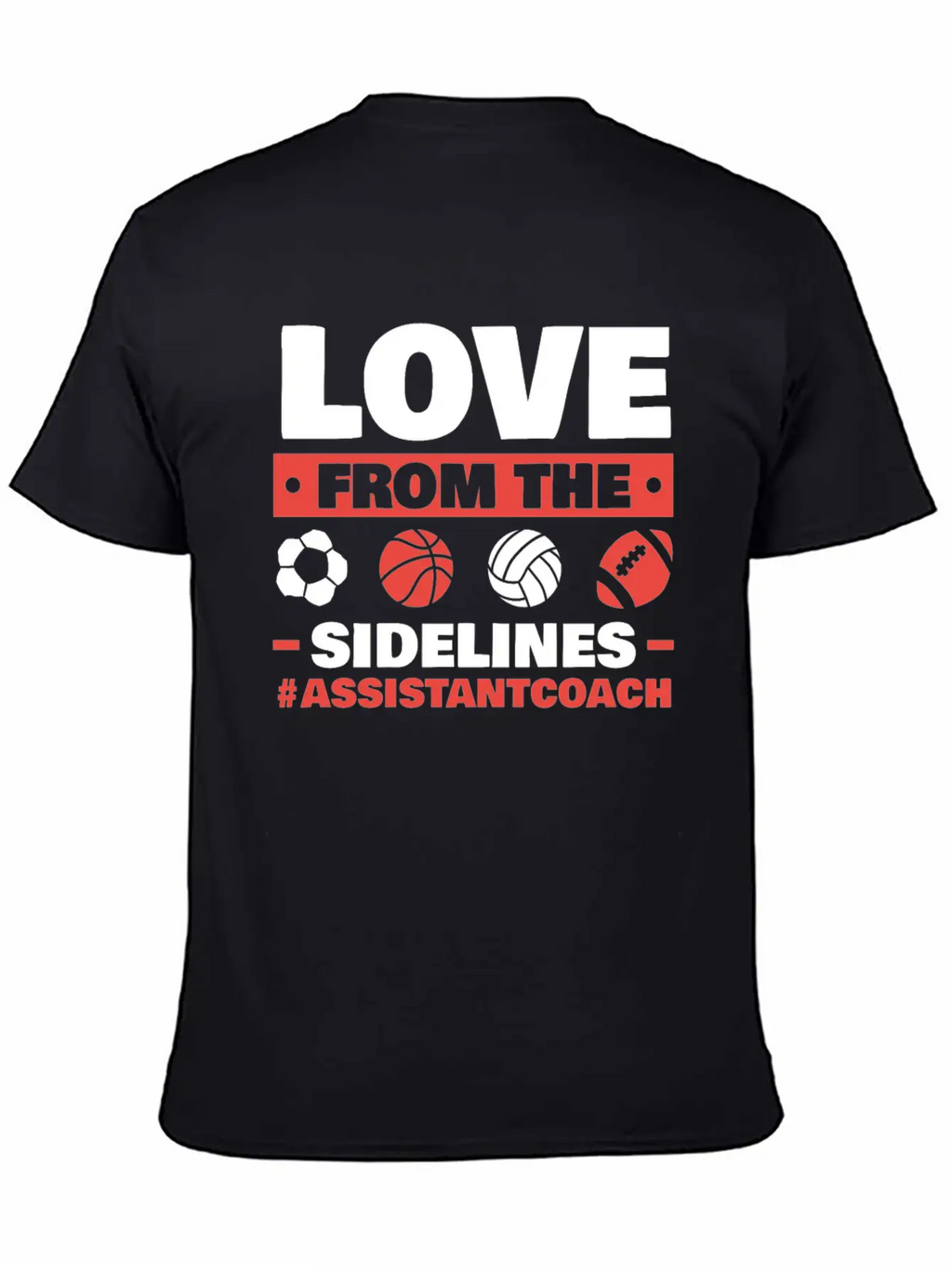 Assistant Coach Sport Trainer Team Coaching Breathable Soft Cotton T-Shirt – Timeless Casual Look