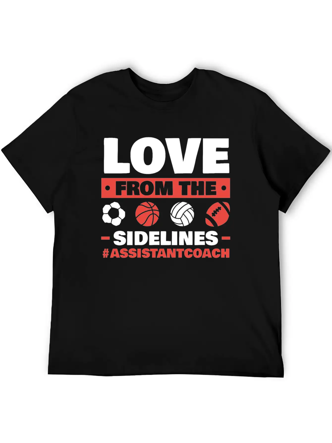 Assistant Coach Sport Trainer Team Coaching Breathable Soft Cotton T-Shirt – Timeless Casual Look