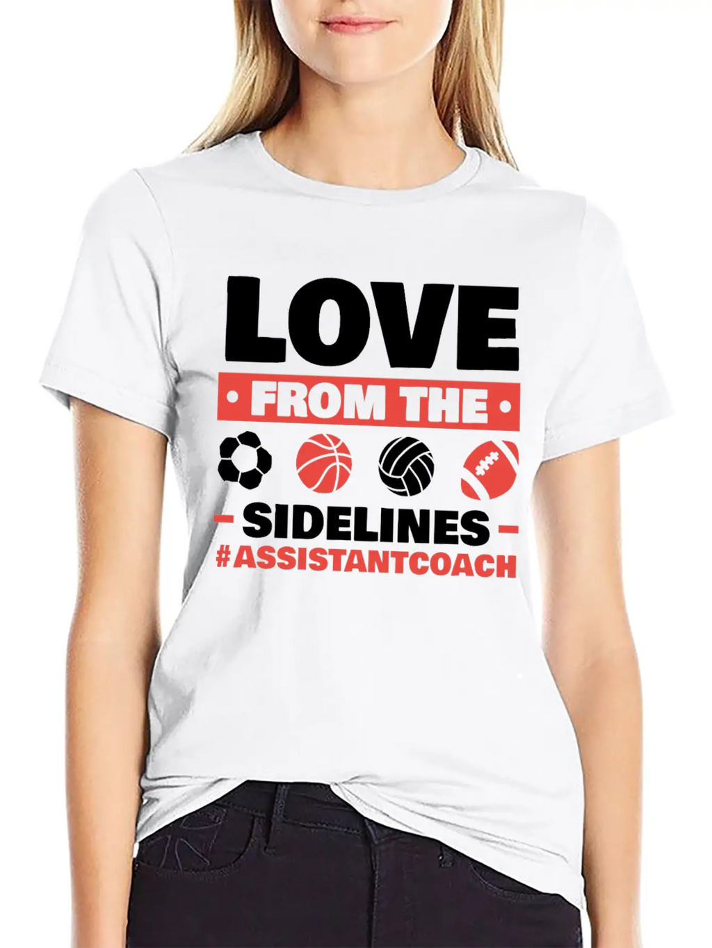 Assistant Coach Sport Trainer Team Coaching Breathable Soft Cotton T-Shirt – Timeless Casual Look