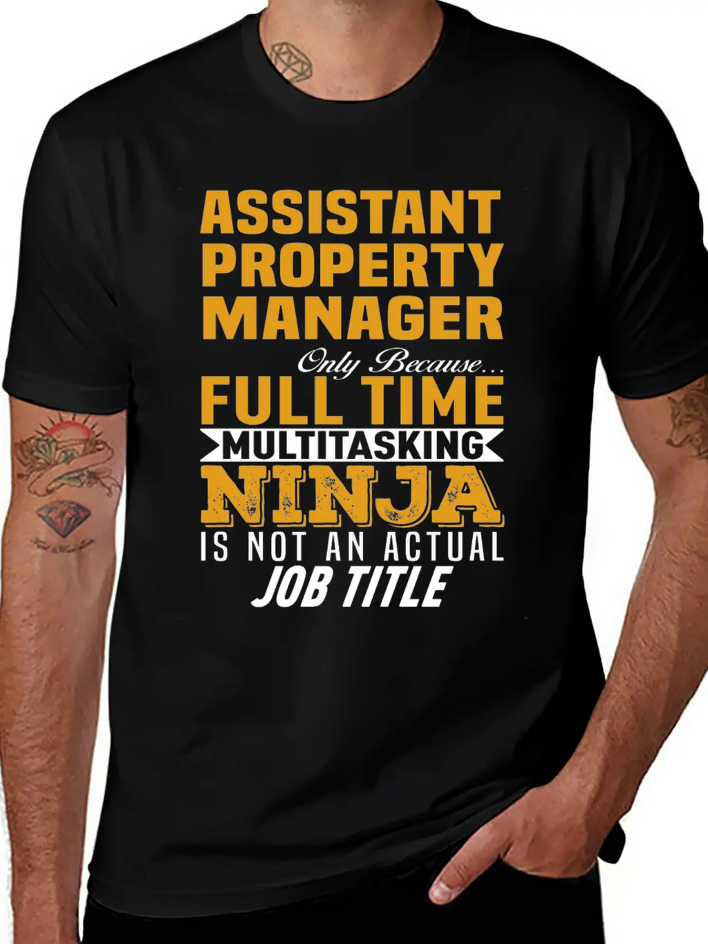Assistant Property Manager Unisex Short Sleeve Soft Cotton T-Shirt – Casual Everyday Wear