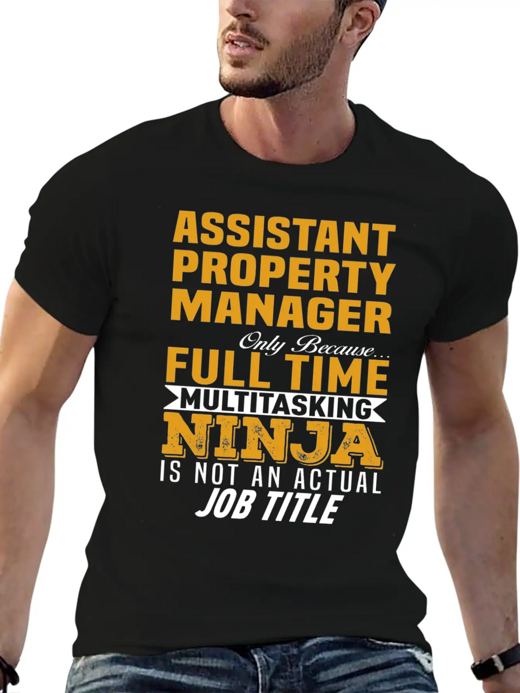 Assistant Property Manager Unisex Short Sleeve Soft Cotton T-Shirt – Casual Everyday Wear