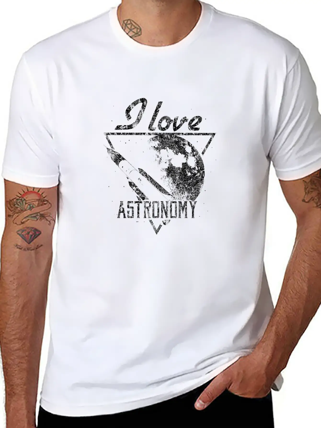 Astronaut Space Universe Gift Idea Casual Graphic T-Shirt – Simple And Comfortable Daily Wear
