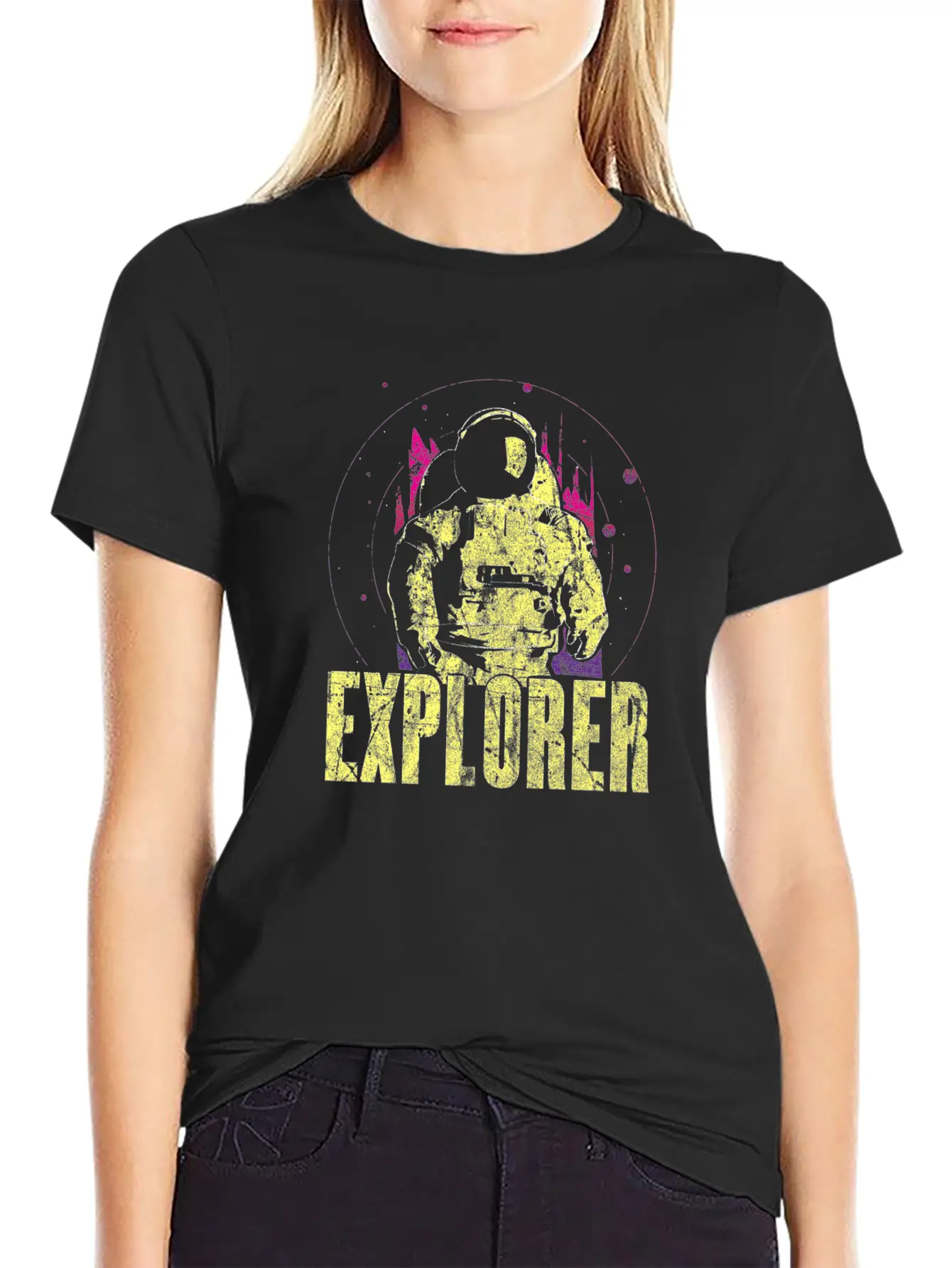 Astronaut Space Universe Gift Idea Stylish Everyday T-Shirt – Unisex Basic Cotton Tee