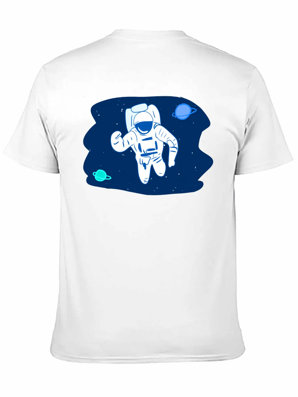 Astronaut Stars Star Planets Planet Space Breathable Soft Cotton T-Shirt – Timeless Casual Look