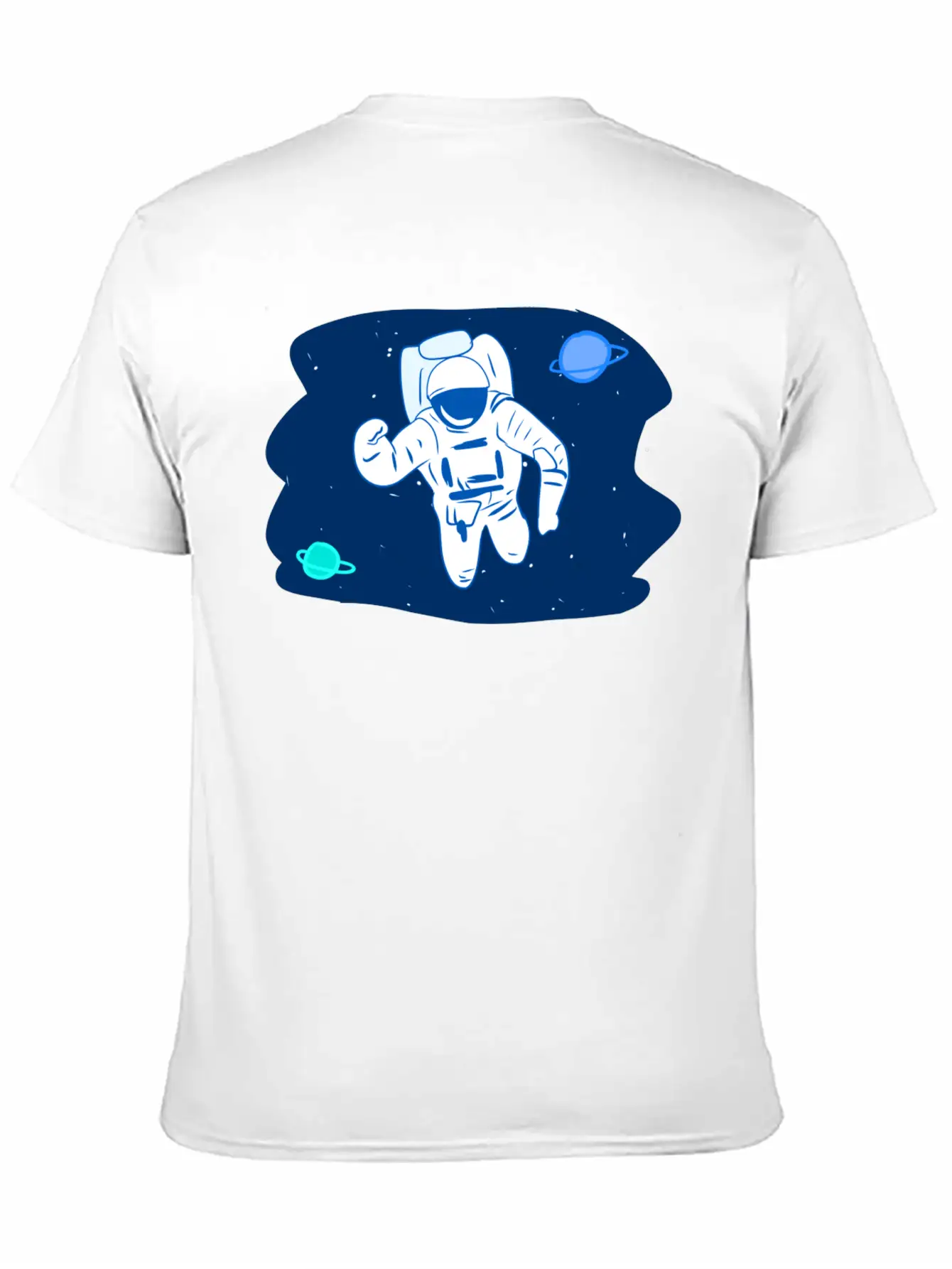 Astronaut Stars Star Planets Planet Space Breathable Soft Cotton T-Shirt – Timeless Casual Look