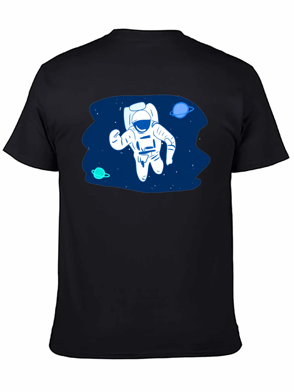 Astronaut Stars Star Planets Planet Space Breathable Soft Cotton T-Shirt – Timeless Casual Look